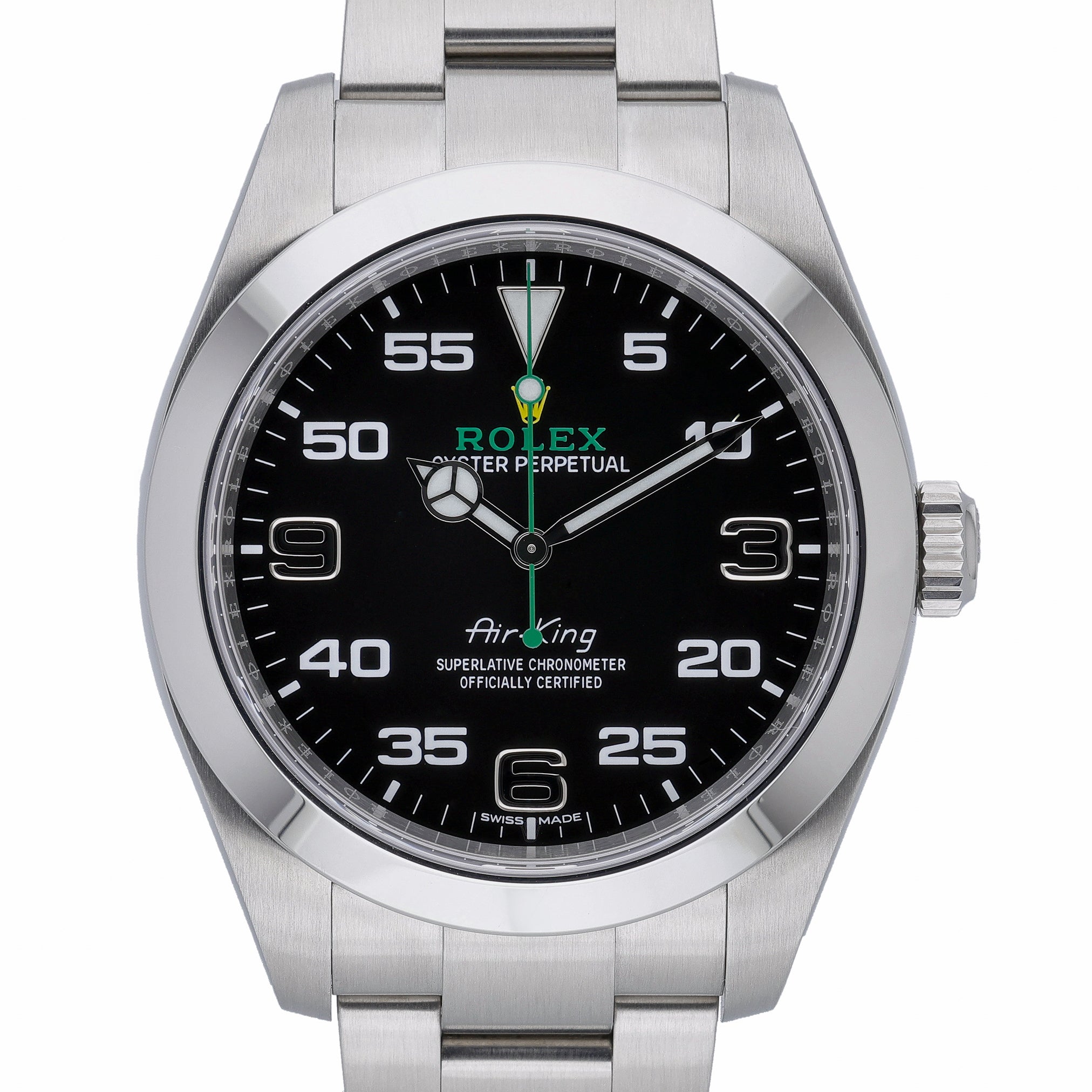 Rolex Air-King 116900 with black dial and oystersteel case