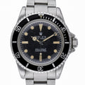 Rolex Submariner 5513 with black dial and steel case