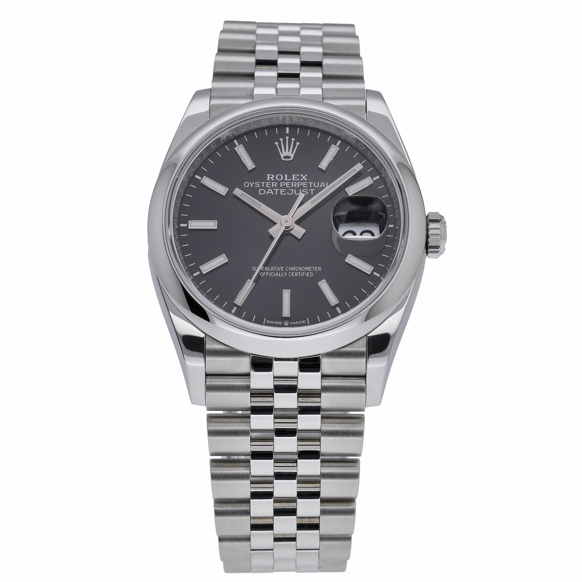 Rolex Datejust 36 126200 with black dial and oystersteel case - product image 2