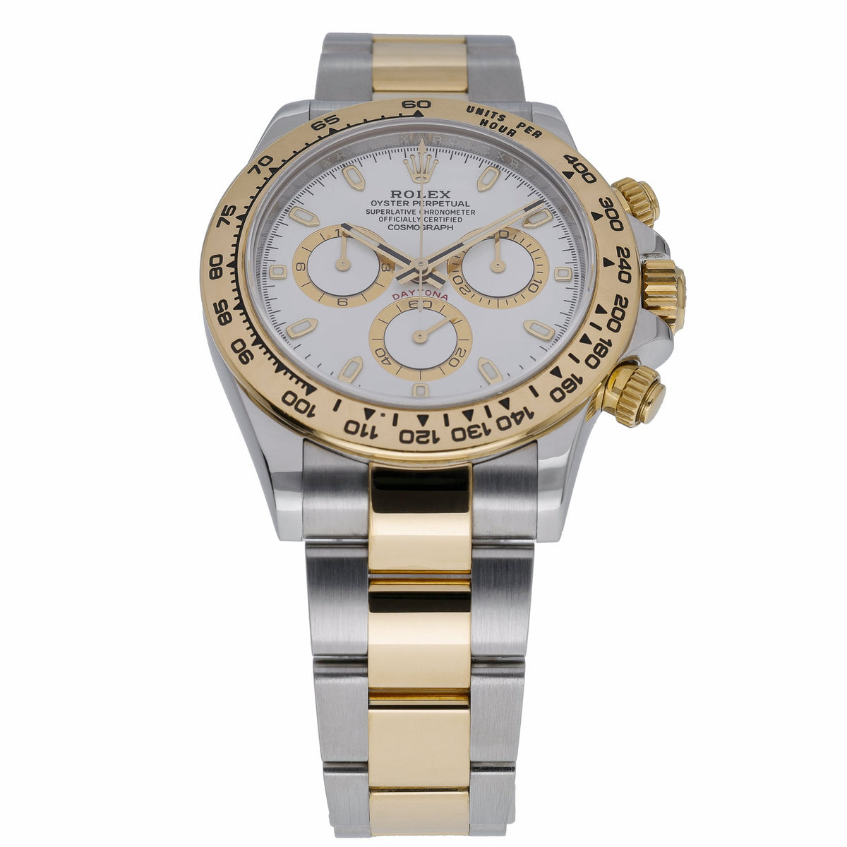 Rolex Daytona 116503 with white dial and steel & yellow gold case - product image 2