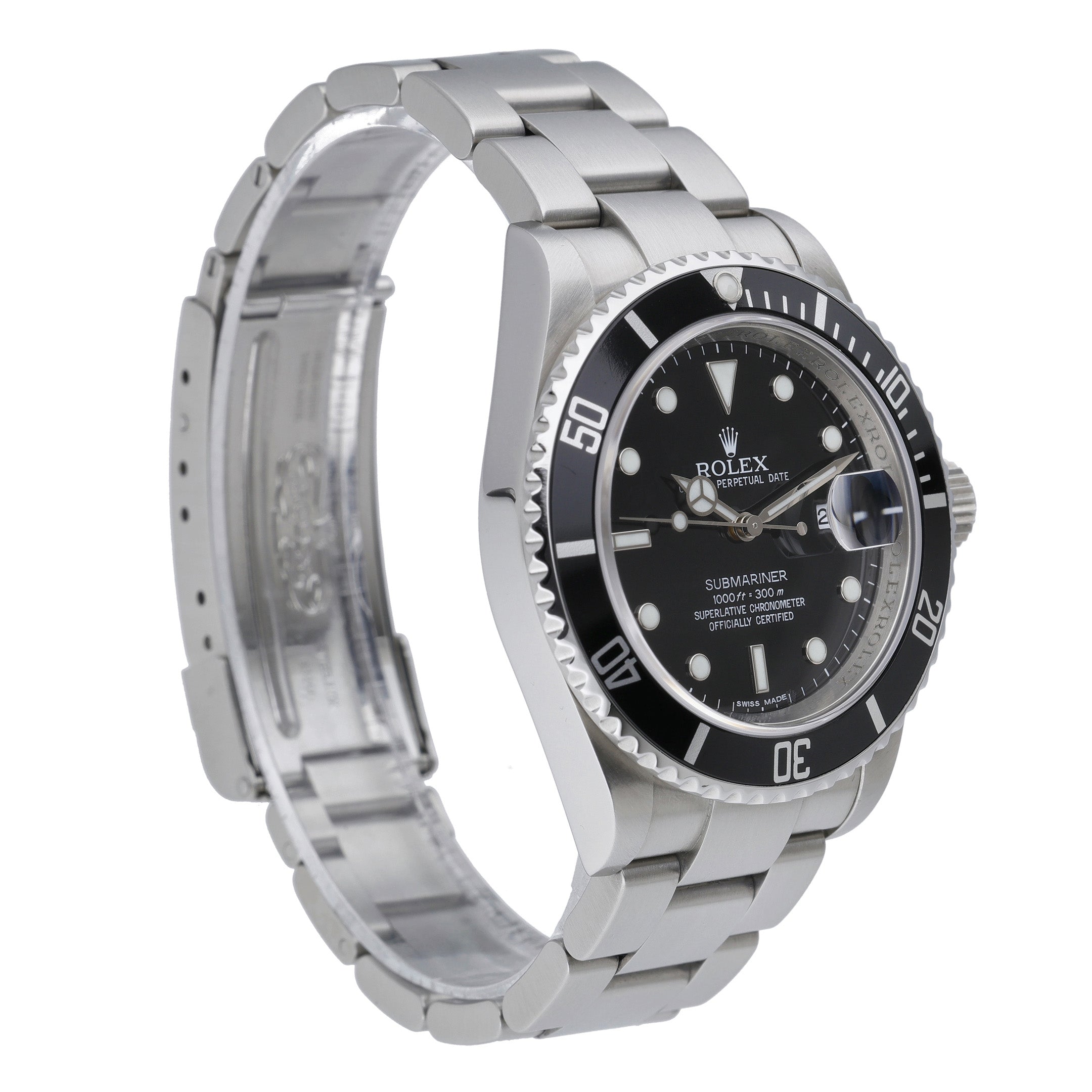 Rolex Submariner 16610LN with black dial and steel case - product image 4