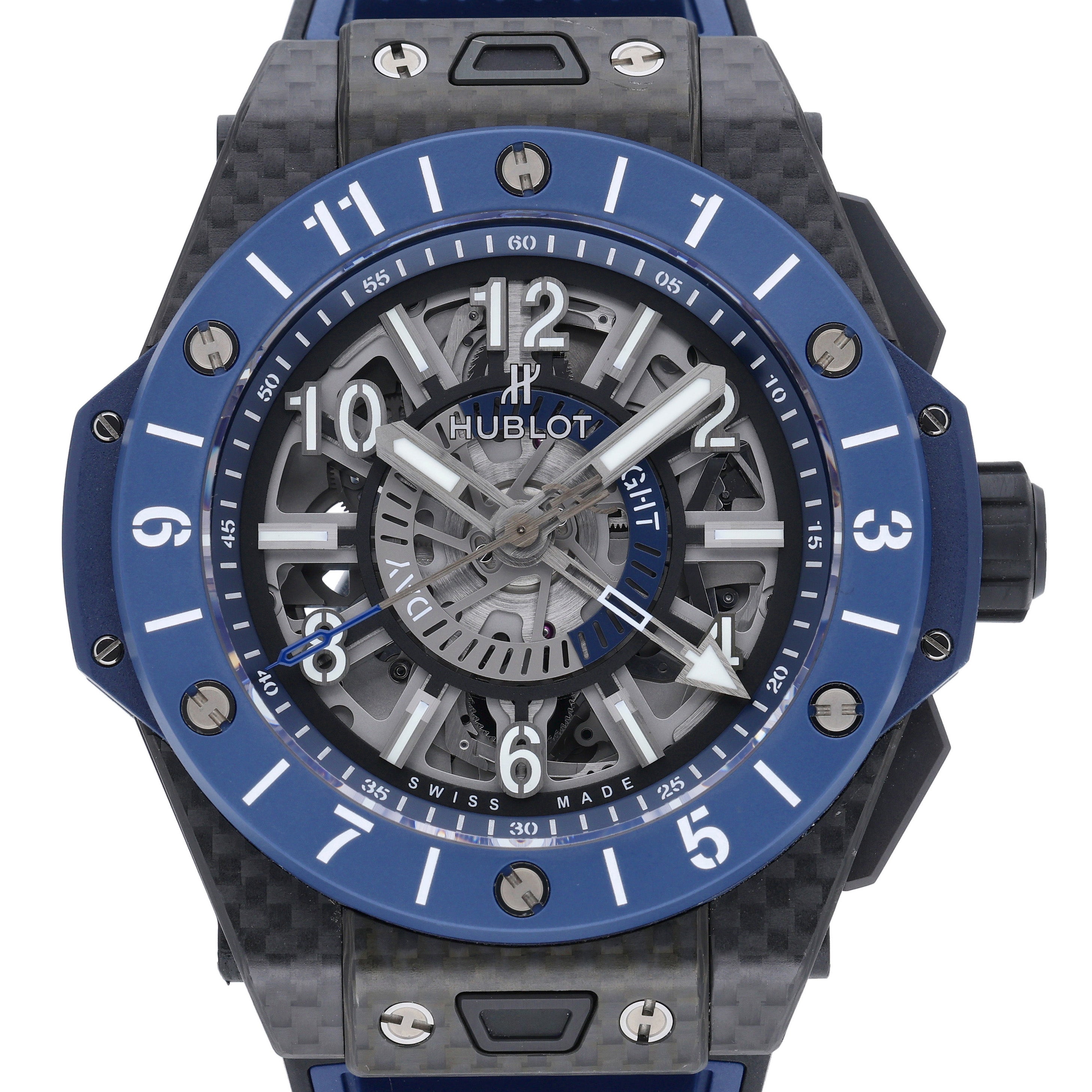Hublot Big Bang Unico 471.QL.7127.RX with skeleton dial and carbon case