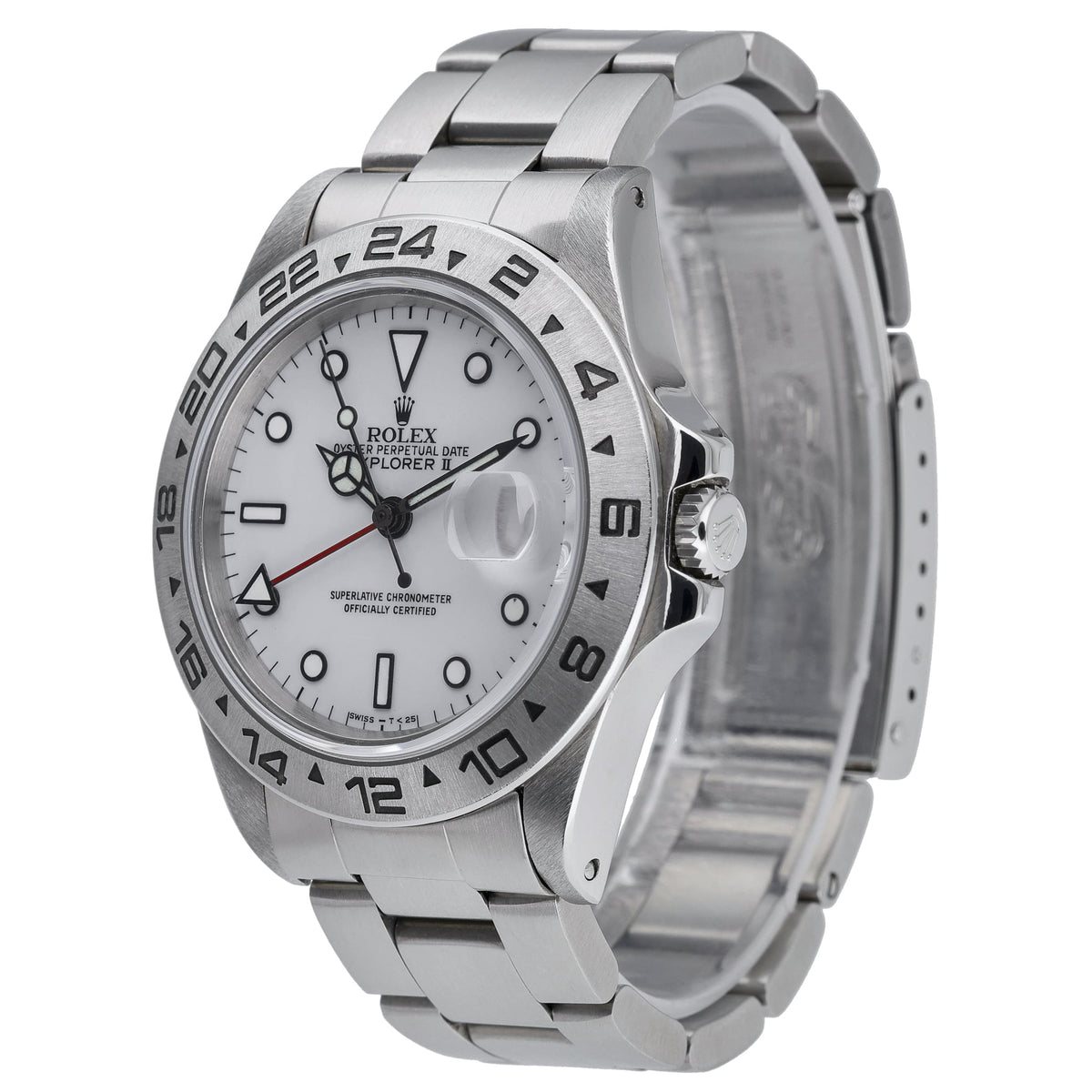 Rolex Explorer II 16550 with white dial and oystersteel case - product image 3