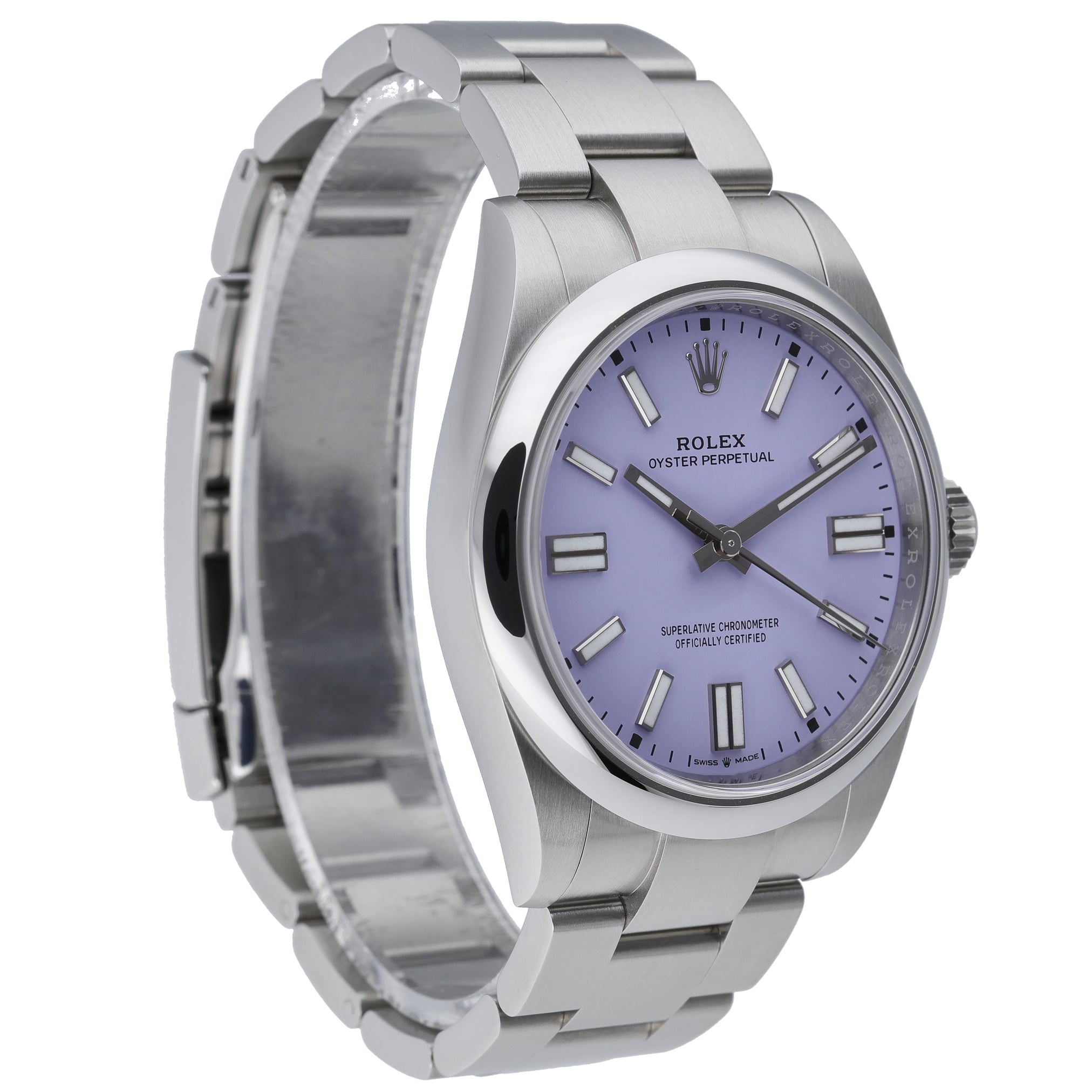 Rolex Rolex Oyster Perpetual 41 134300 with lavender dial and oystersteel case - product image 4