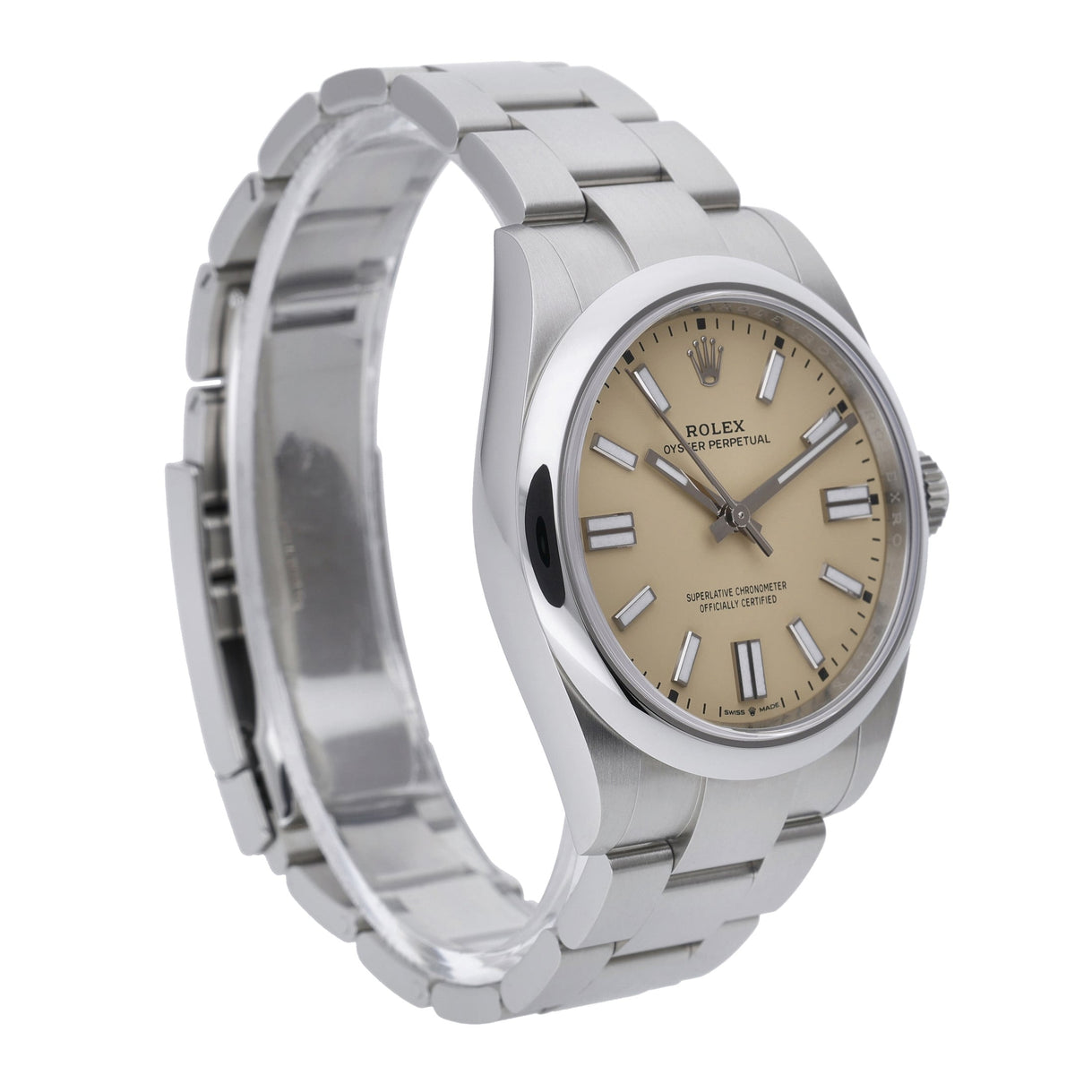Rolex Rolex Oyster Perpetual 41 134300 with beige dial and oystersteel case - product image 4