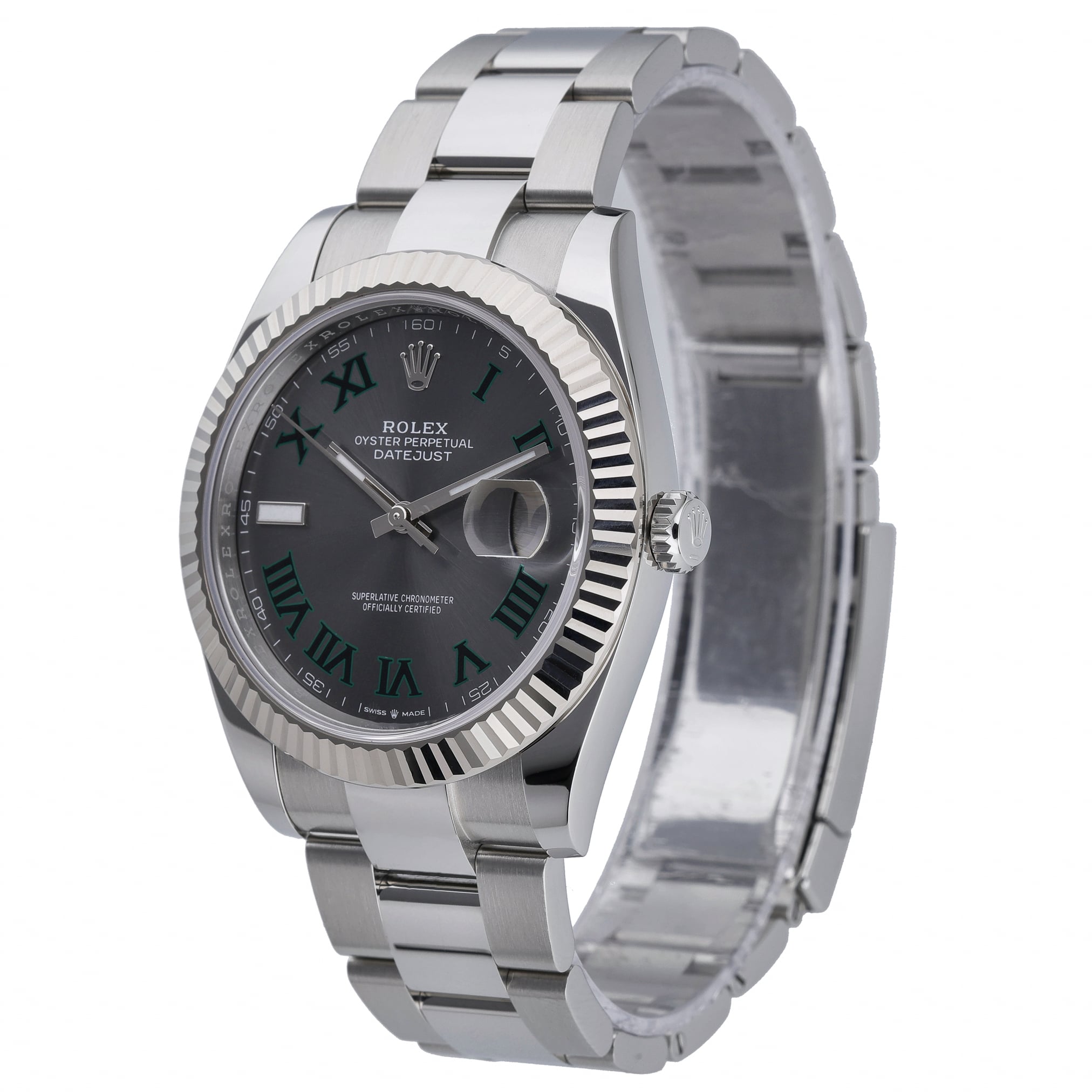 Rolex Datejust 41 126334 with slate dial and steel & white gold case - product image 3