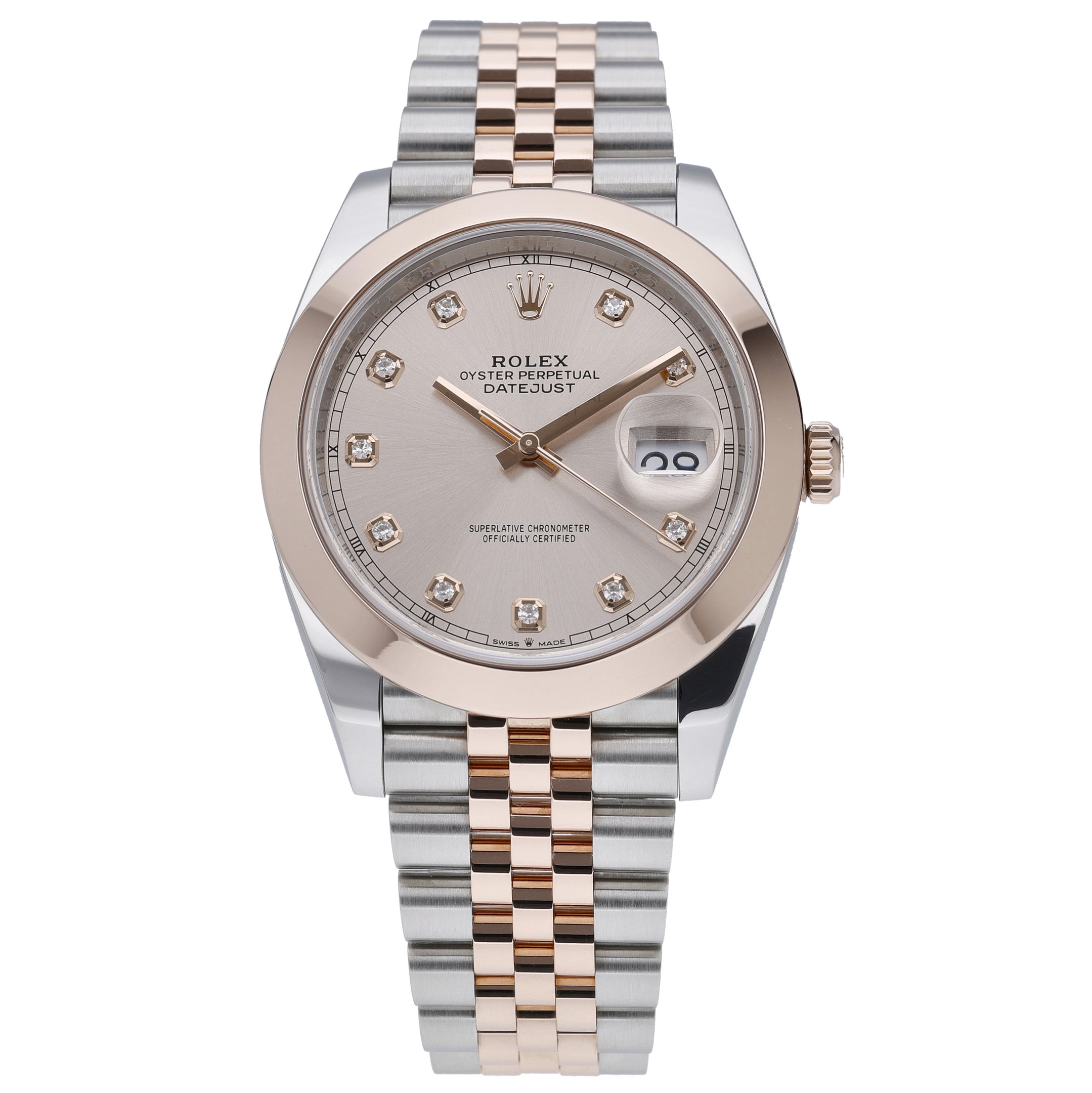 Rolex Datejust 126301 with sundust dial and steel & rose gold case - product image 3