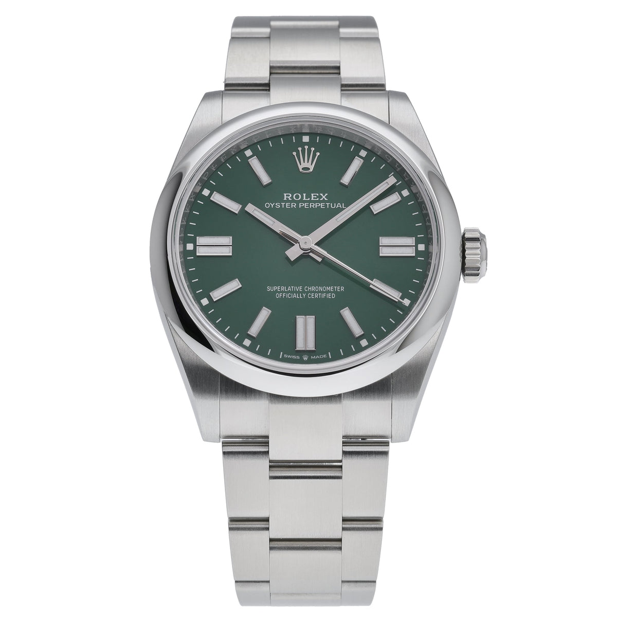 Rolex Rolex Oyster Perpetual 41 134300 with green dial and oystersteel case - product image 2