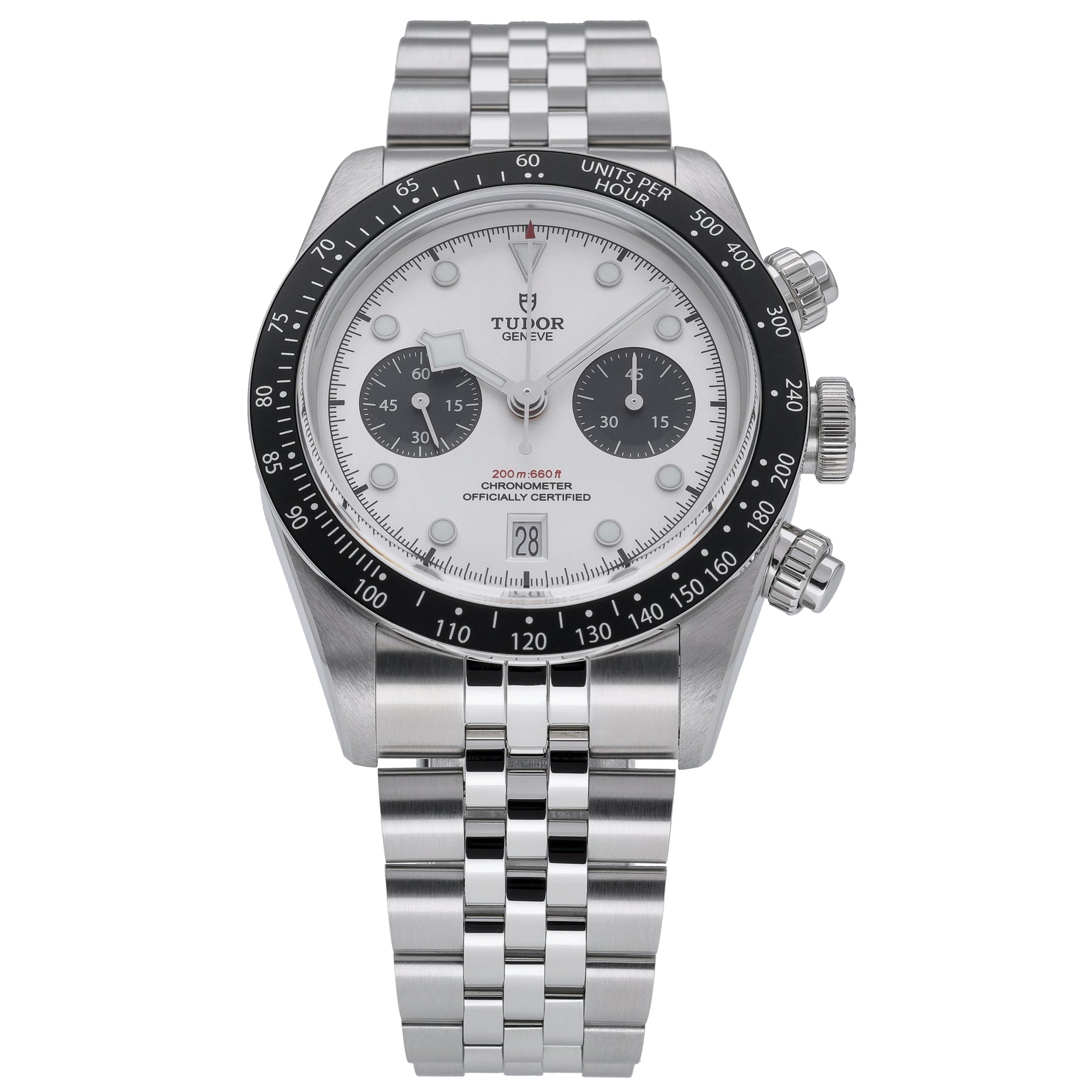 Tudor Black Bay GMT 79360N with white dial and steel case - product image 2