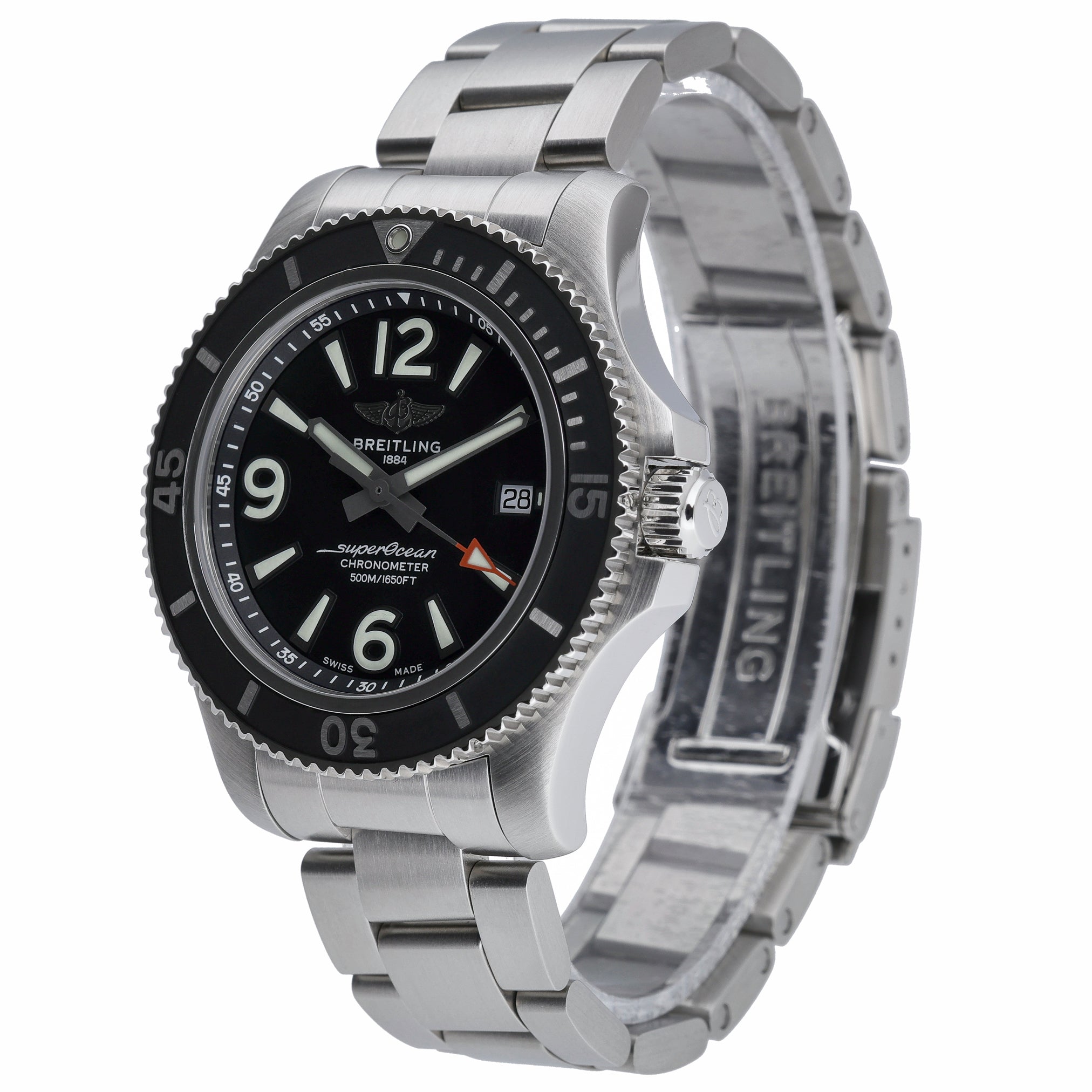 Breitling SuperOcean II Automatic 42 A17366021B1A1 with black dial and steel case - product image 3