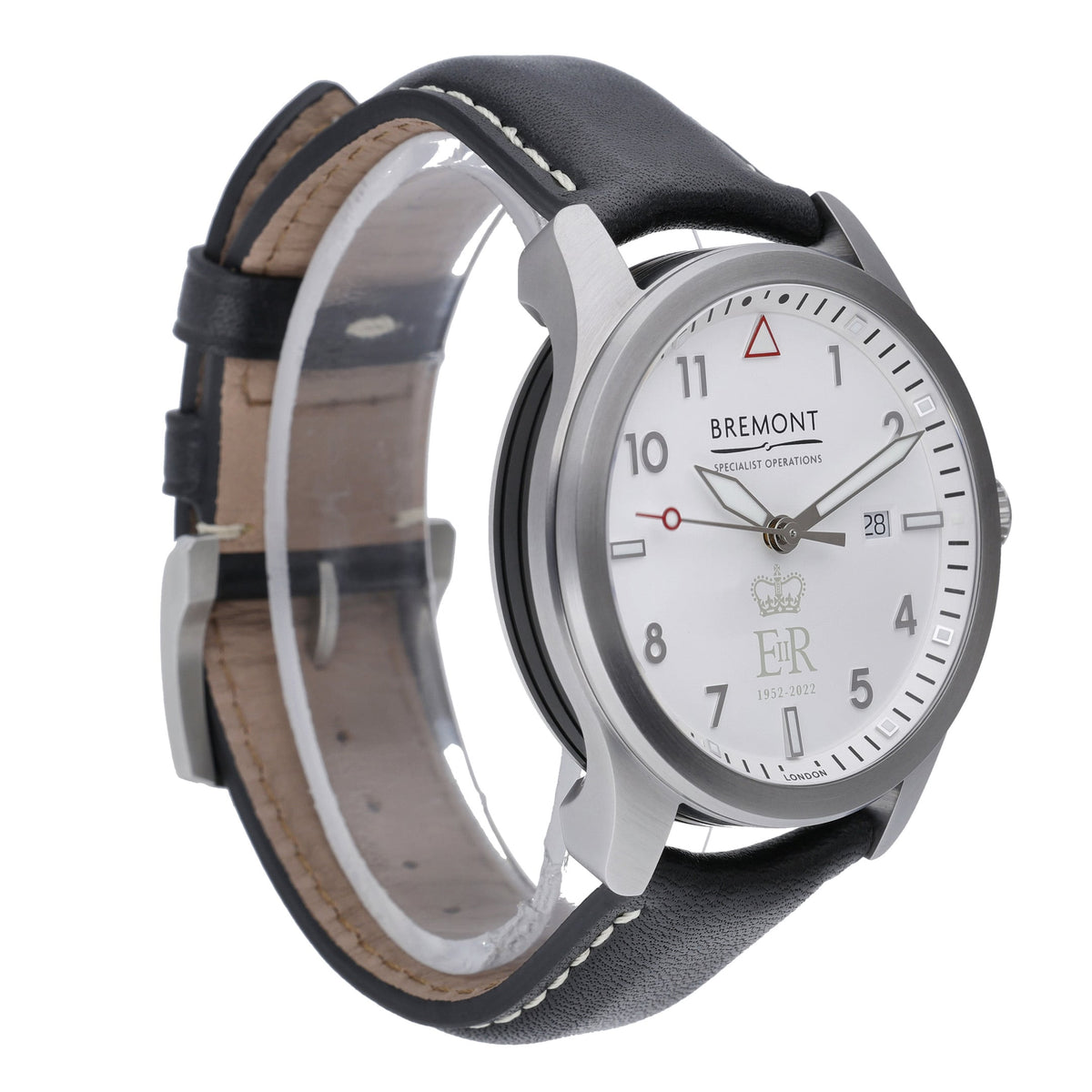 Bremont Solo Solo43B-RASP-JUBILEE-S with white dial and steel case - product image 4
