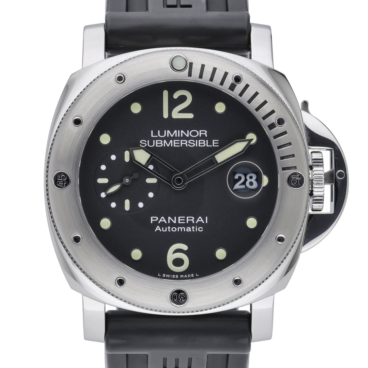 Panerai Luminor Submersible PAM01024 with black dial and steel case