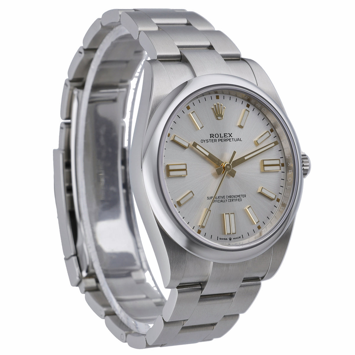 Rolex Oyster Perpetual 124300 with silver dial and oystersteel case - product image 4