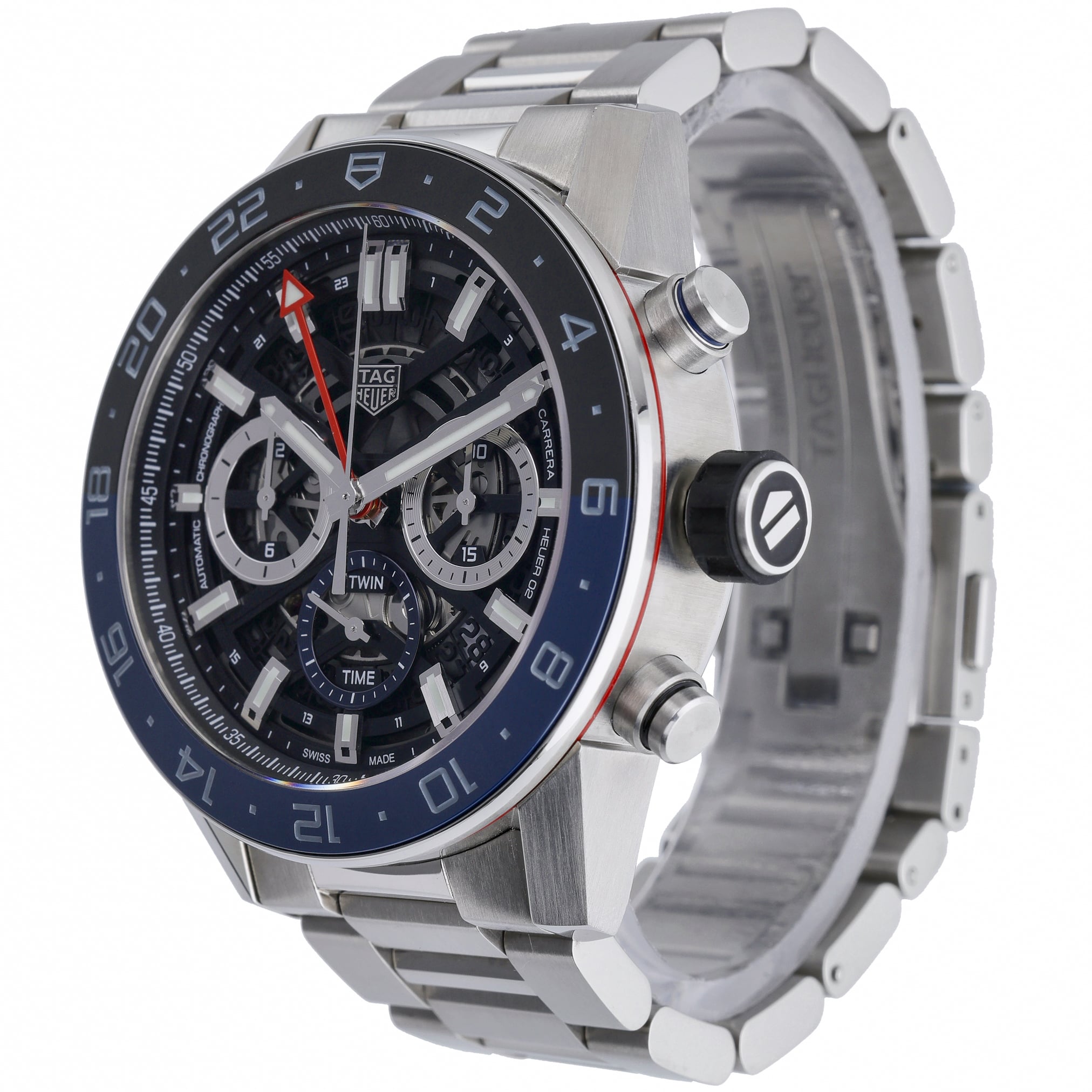 Tag Heuer Carrera Chronograph CBG2A1Z.BA0658 with black dial and steel case - product image 3