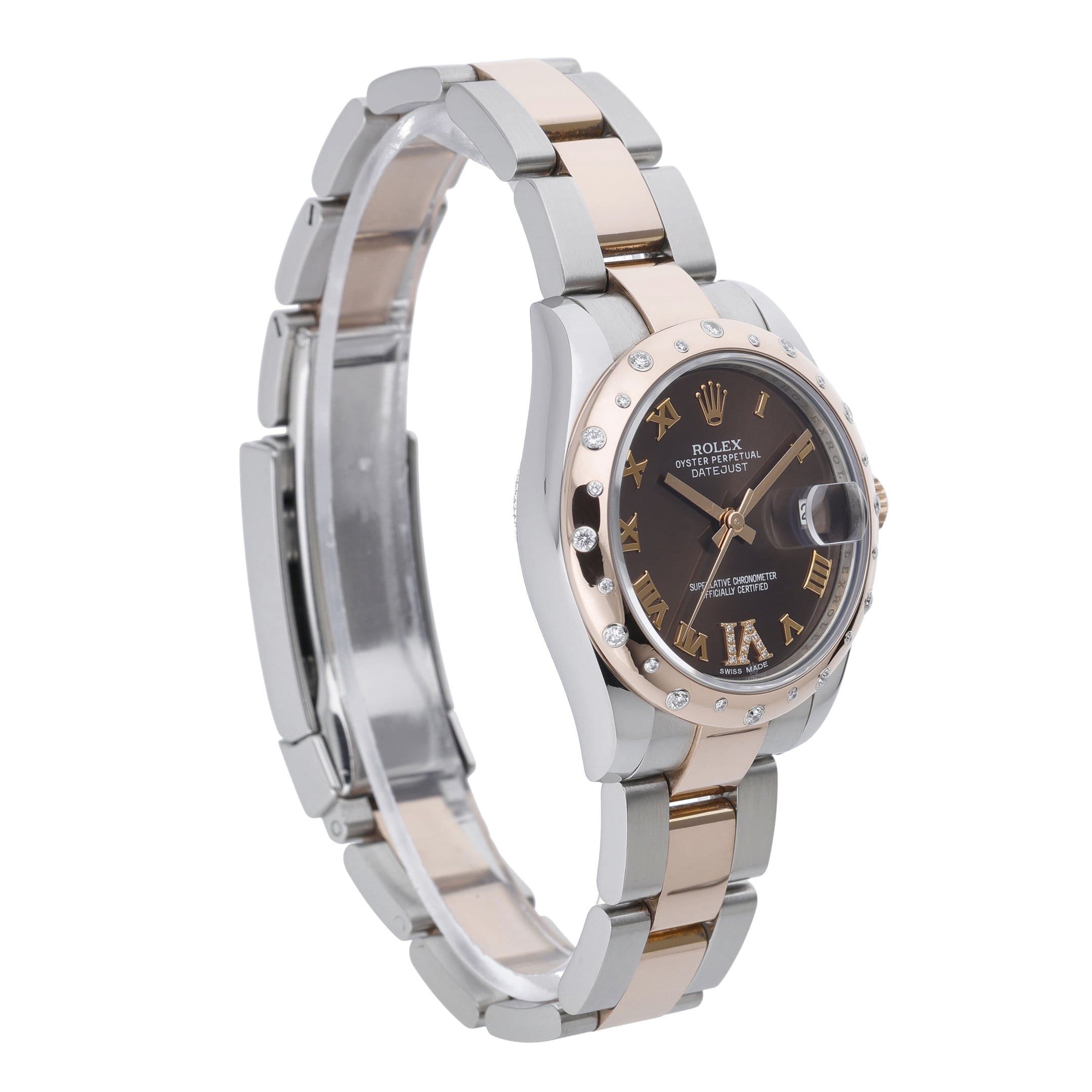 Rolex Datejust 31 178341 with chocolate dial and steel & rose gold case - product image 4