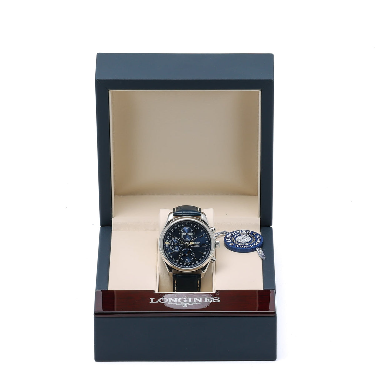 Longines Master Collection L2.773.4.92.0 with blue dial and steel case