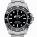 Rolex Submariner 124060 with black dial and oystersteel case