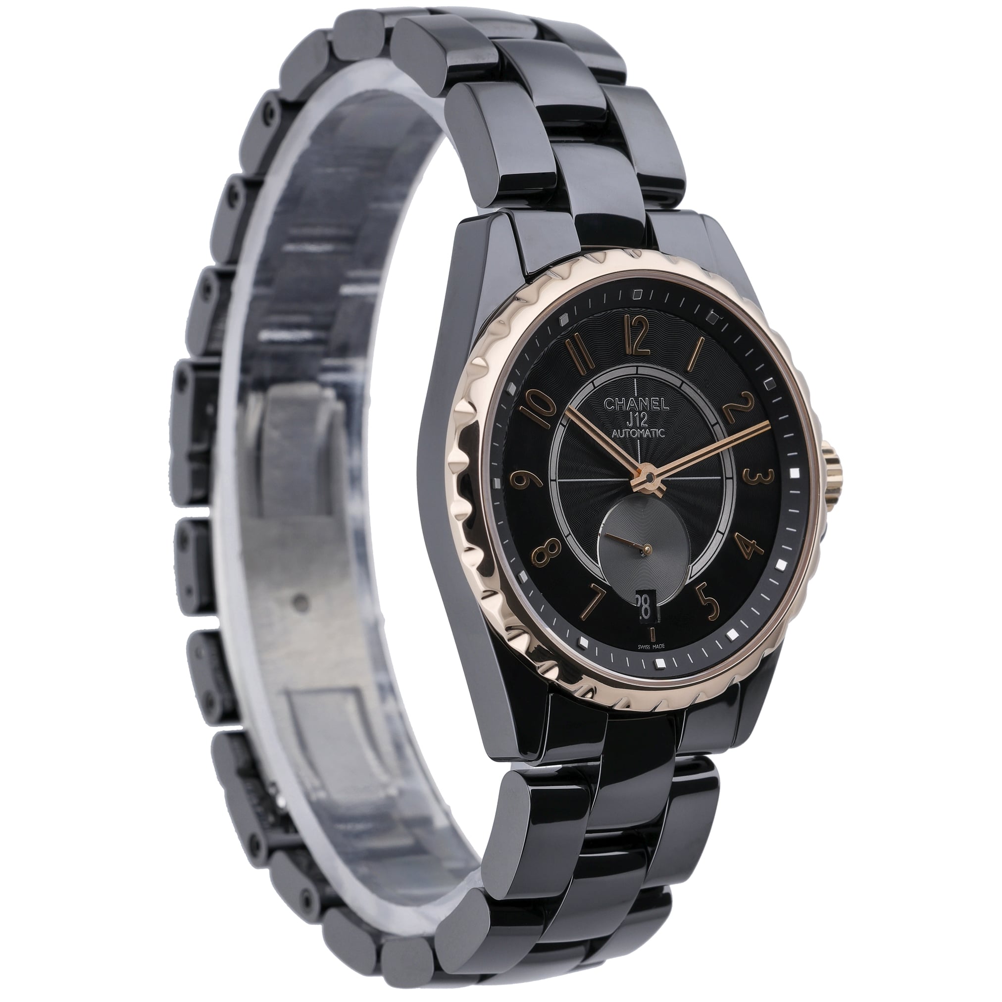 Chanel J12 H838 with black dial and ceramic case - product image 4