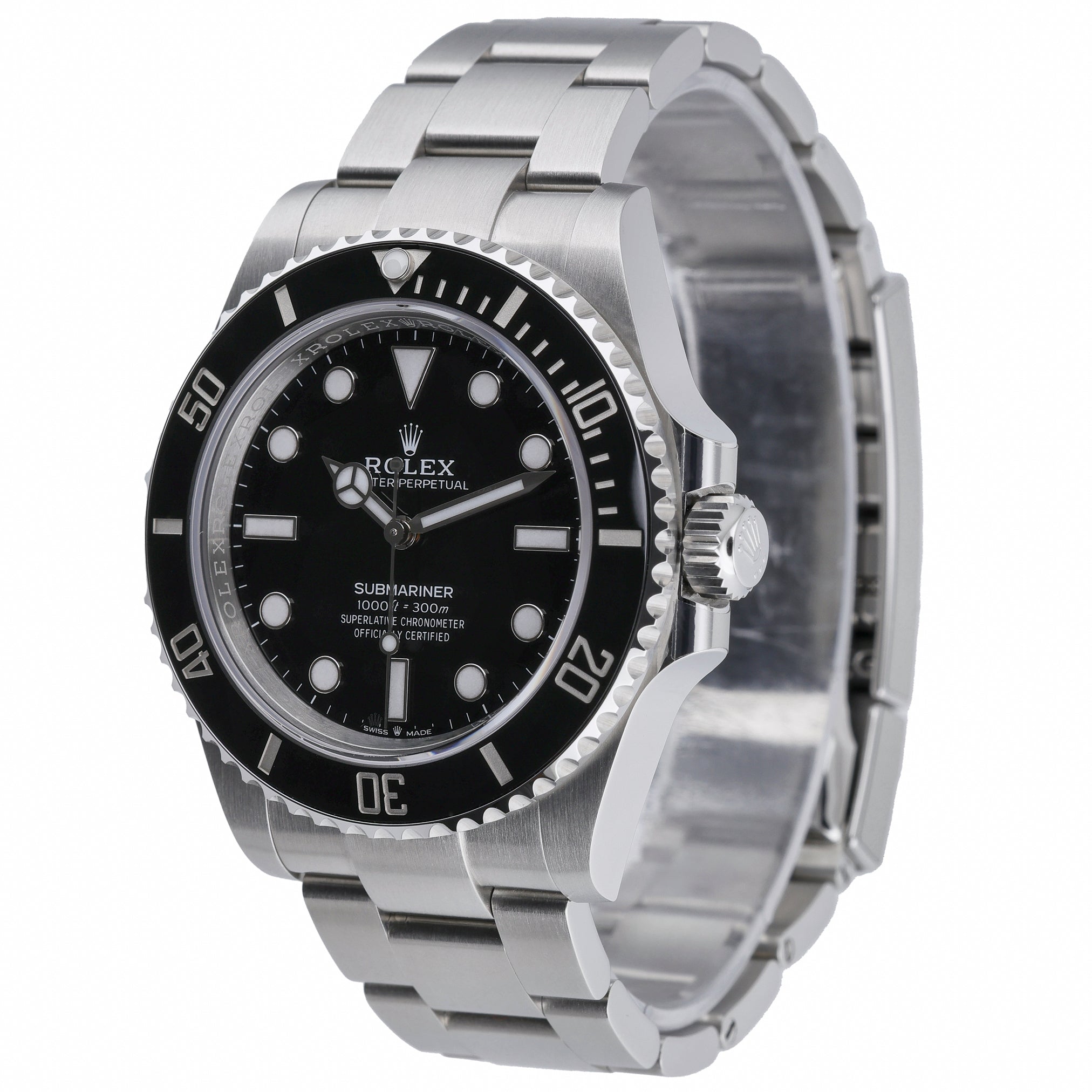 Rolex Submariner 124060 with black dial and oystersteel case - product image 3