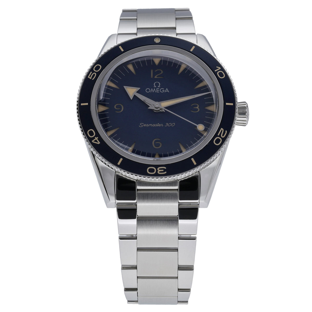 Omega Seamaster 300 234.30.41.21.03.001 with blue dial and steel case - product image 3