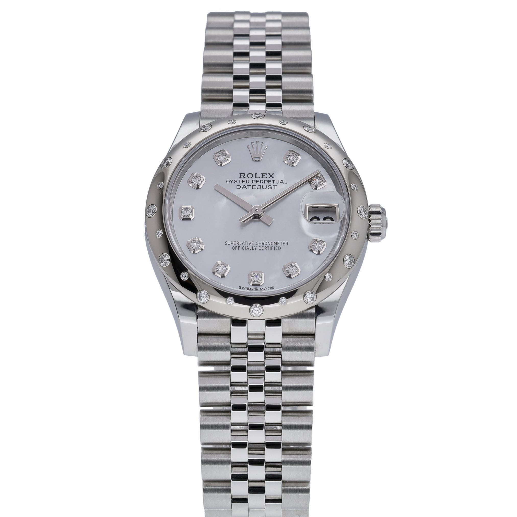Rolex Datejust 278344RBR with mother of pearl dial and oystersteel case - product image 2