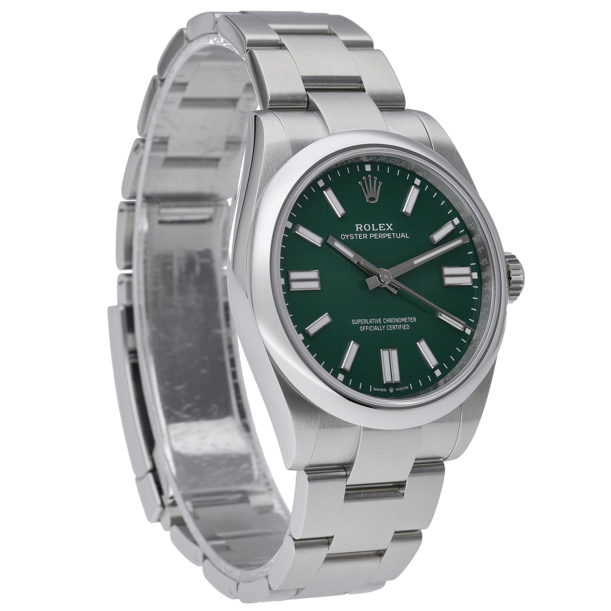 Rolex Rolex Oyster Perpetual 41 134300 with green dial and oystersteel case - product image 4