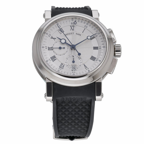 Breguet Marine 5827/BB/125/ZU with silver dial and 18ct white gold case - product image 2