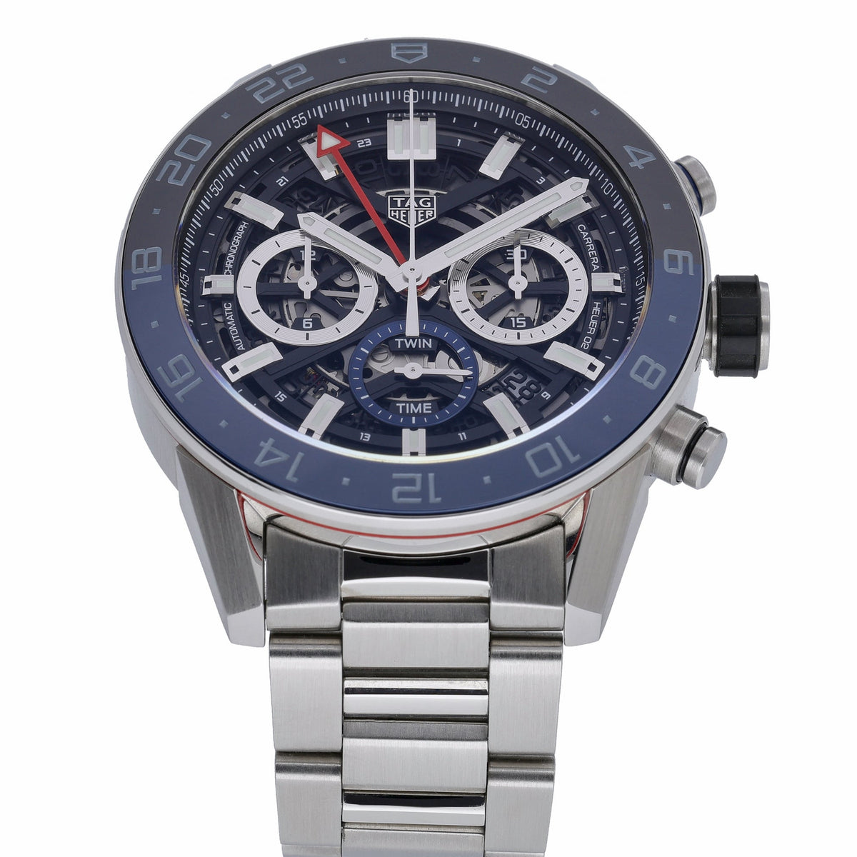 Tag Heuer Carrera Chronograph CBG2A1Z.BA0658 with black dial and steel case - product image 2
