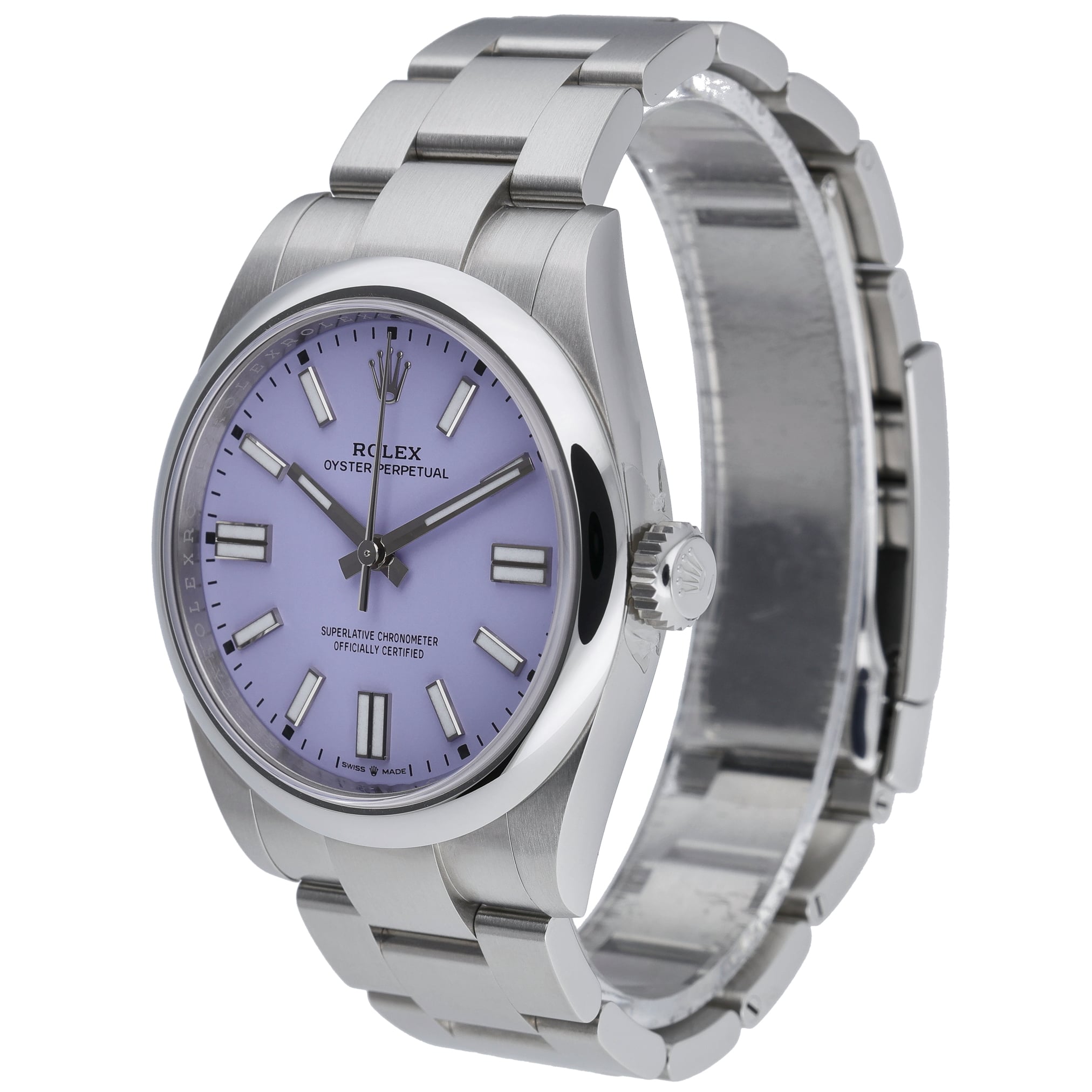 Rolex Rolex Oyster Perpetual 41 134300 with lavender dial and oystersteel case - product image 3