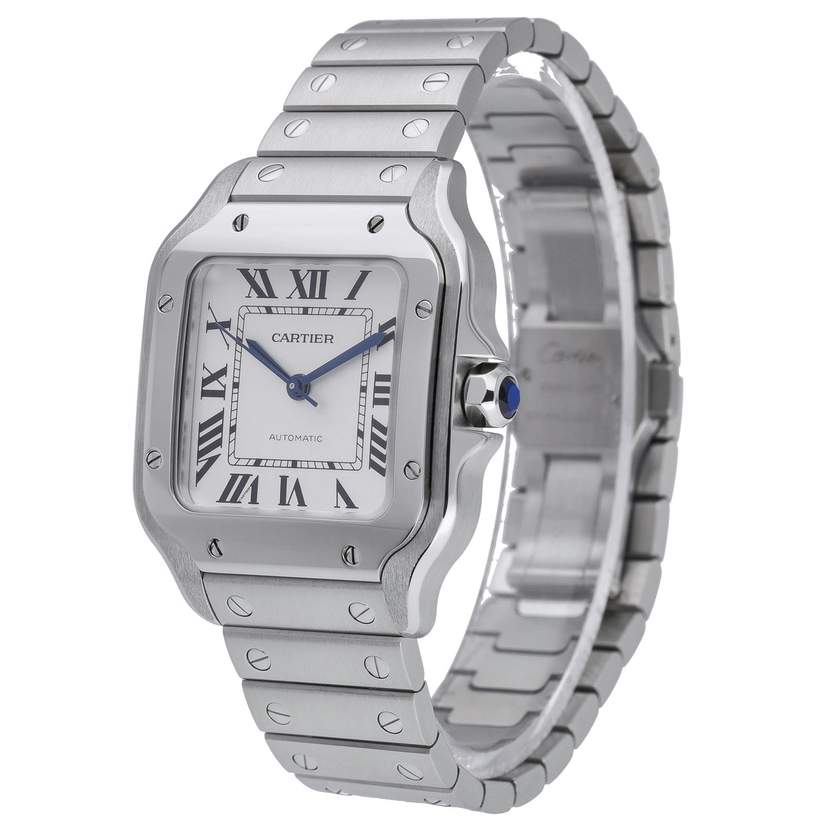 Cartier Santos WSSA0029 with white dial and steel case - product image 3