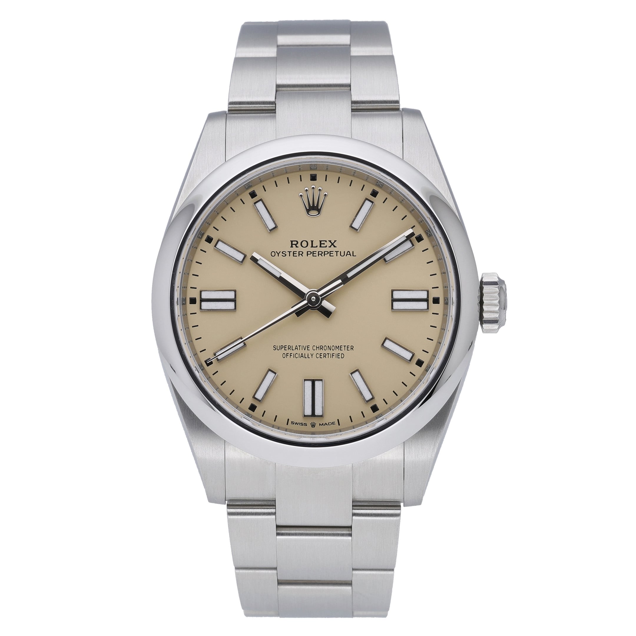 Rolex Rolex Oyster Perpetual 41 134300 with beige dial and oystersteel case - product image 2