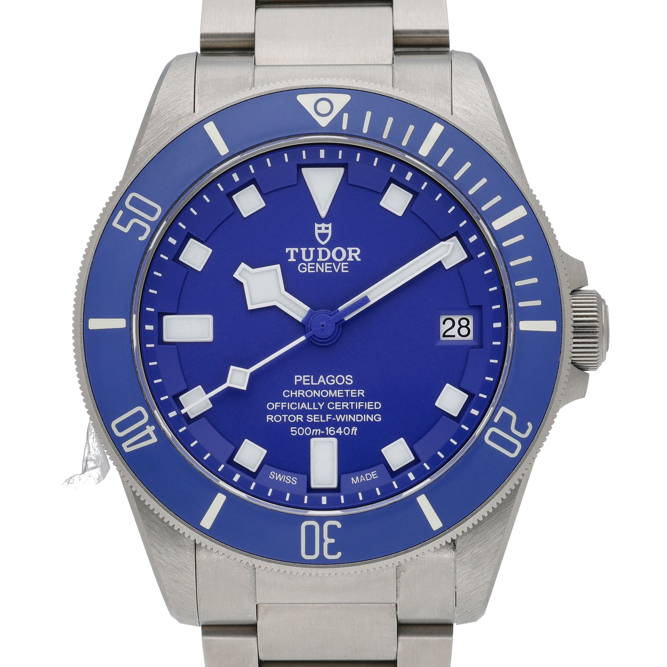 Tudor Pelagos 25600TB with blue dial and titanium case