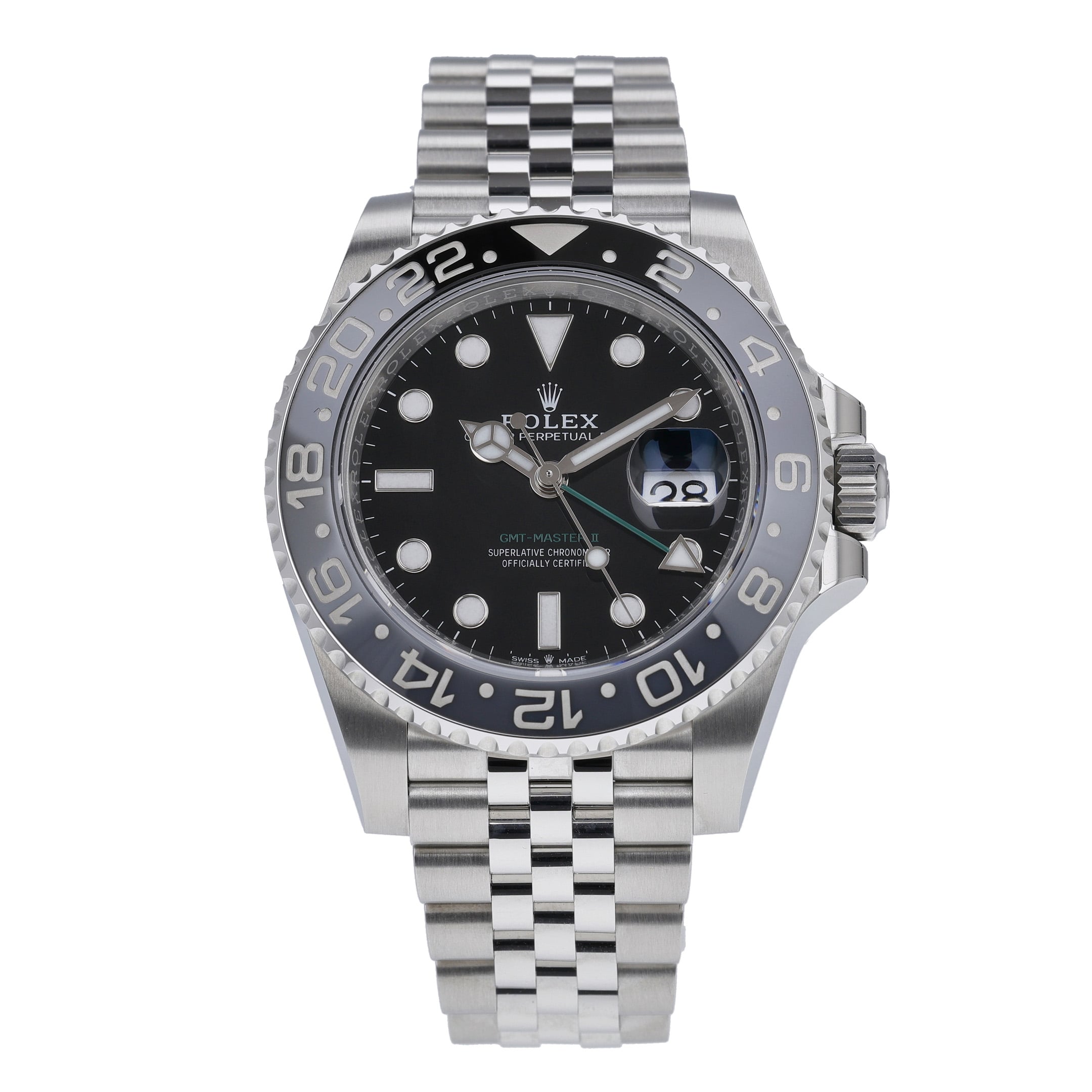 Rolex GMT-Master II 126710GRNR with black dial and oystersteel case - product image 3