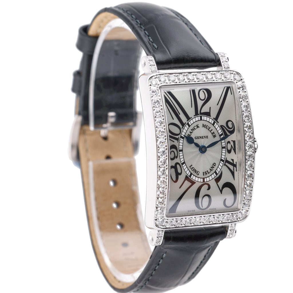 Franck Muller Long Island 952 QZ DP with silver dial and 18ct white gold case - product image 4