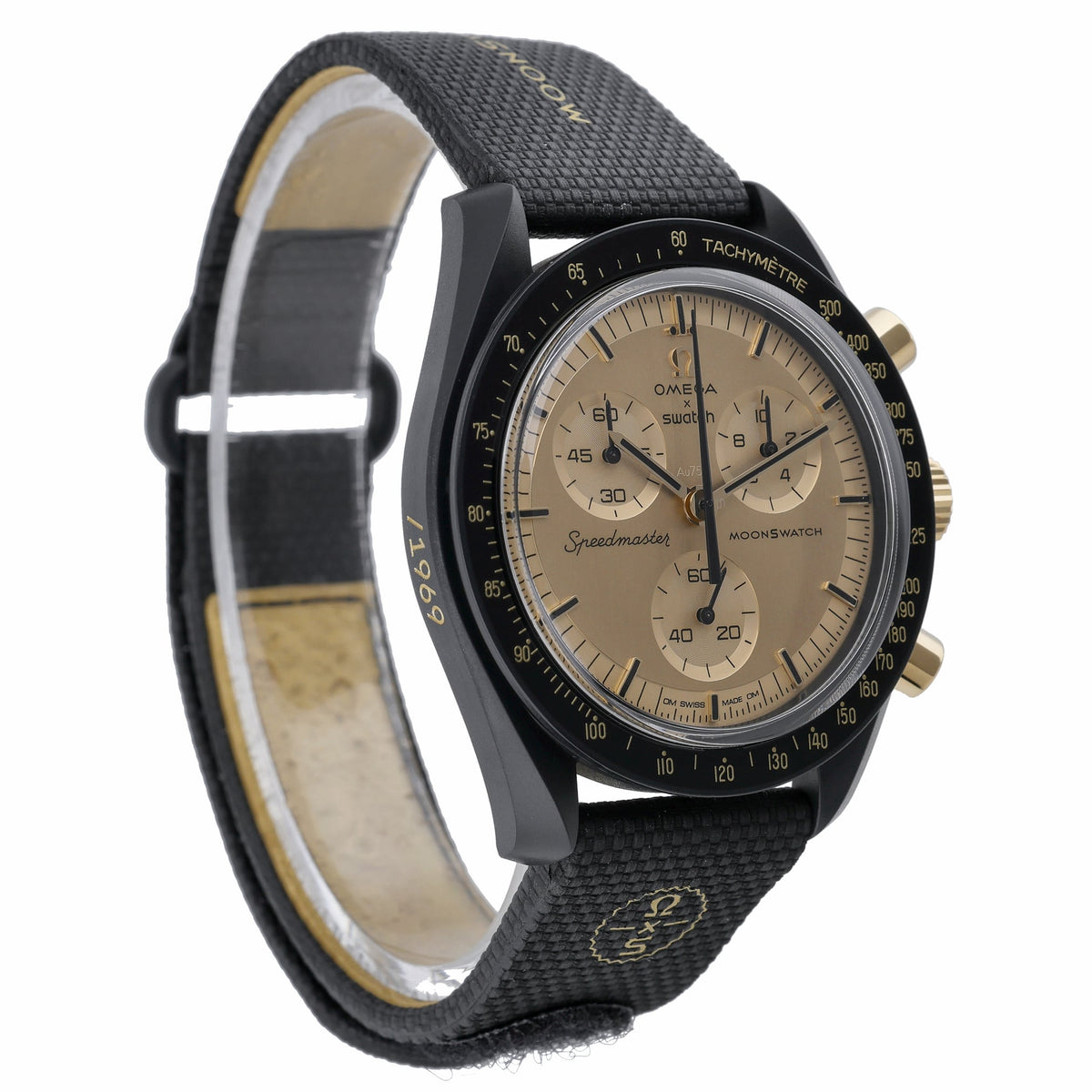 Swatch SSX01B700 with gold dial and ceramic case - product image 4