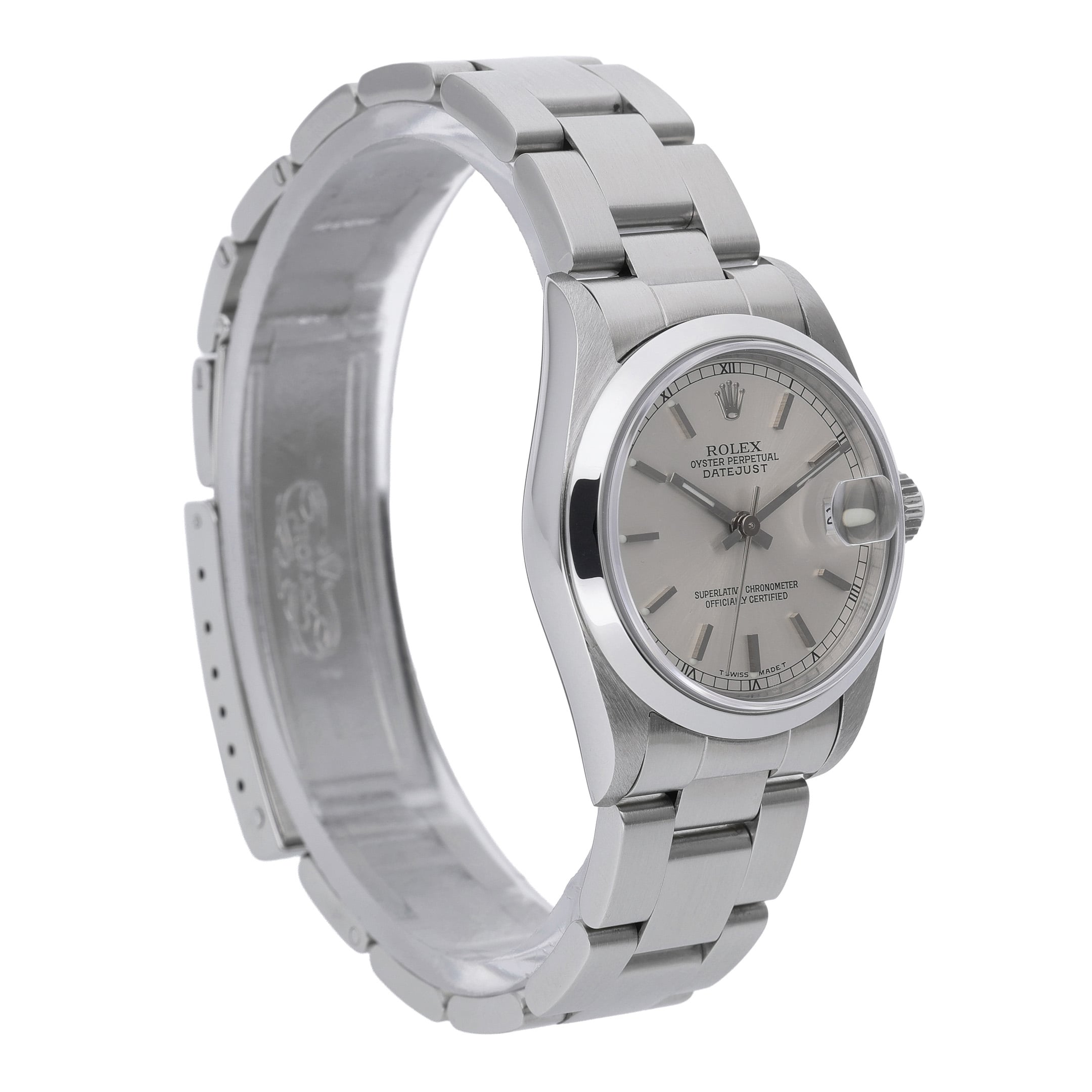 Rolex Datejust 68240 with silver dial and oystersteel case - product image 4