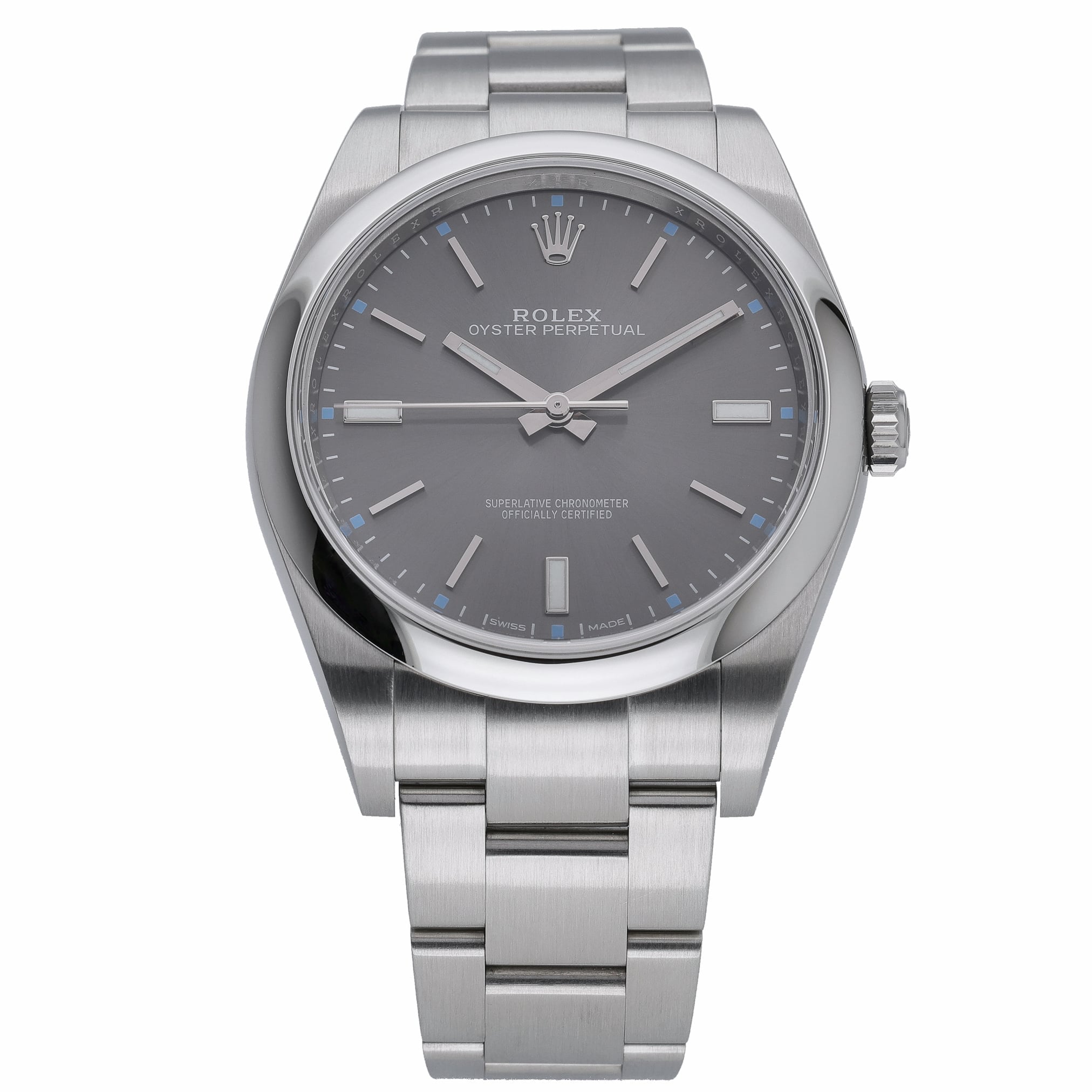 Rolex Oyster Perpetual 114300 with grey dial and oystersteel case - product image 2
