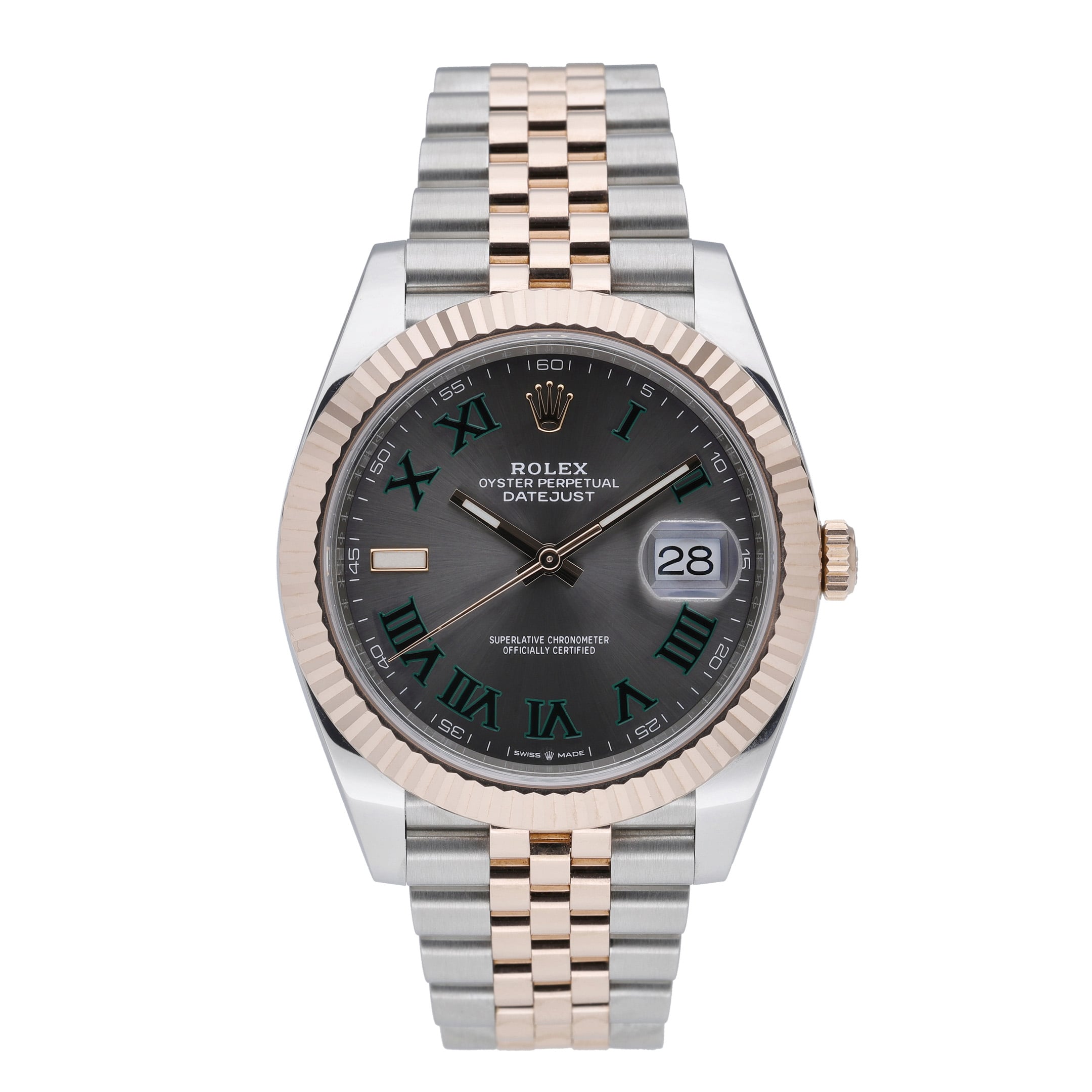 Rolex Datejust 41 126331 with slate dial and steel & rose gold case - product image 2