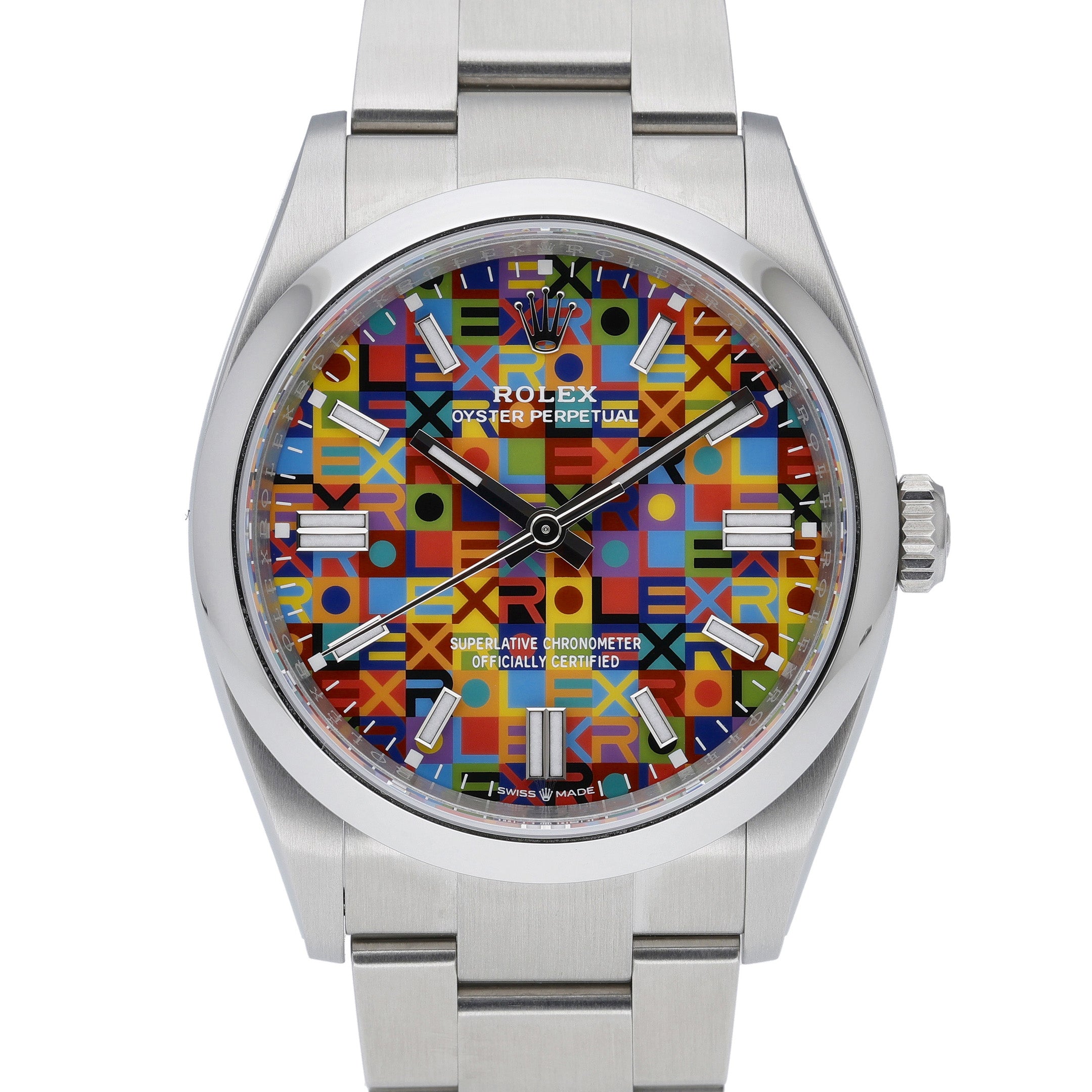 Rolex Rolex Oyster Perpetual 36 126000 with multicoloured jubilee motif dial and oystersteel case