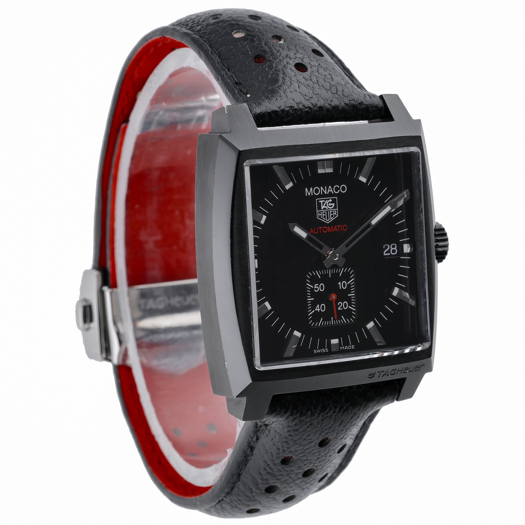 Tag Heuer Monaco WW2119 with black dial and steel case - product image 4