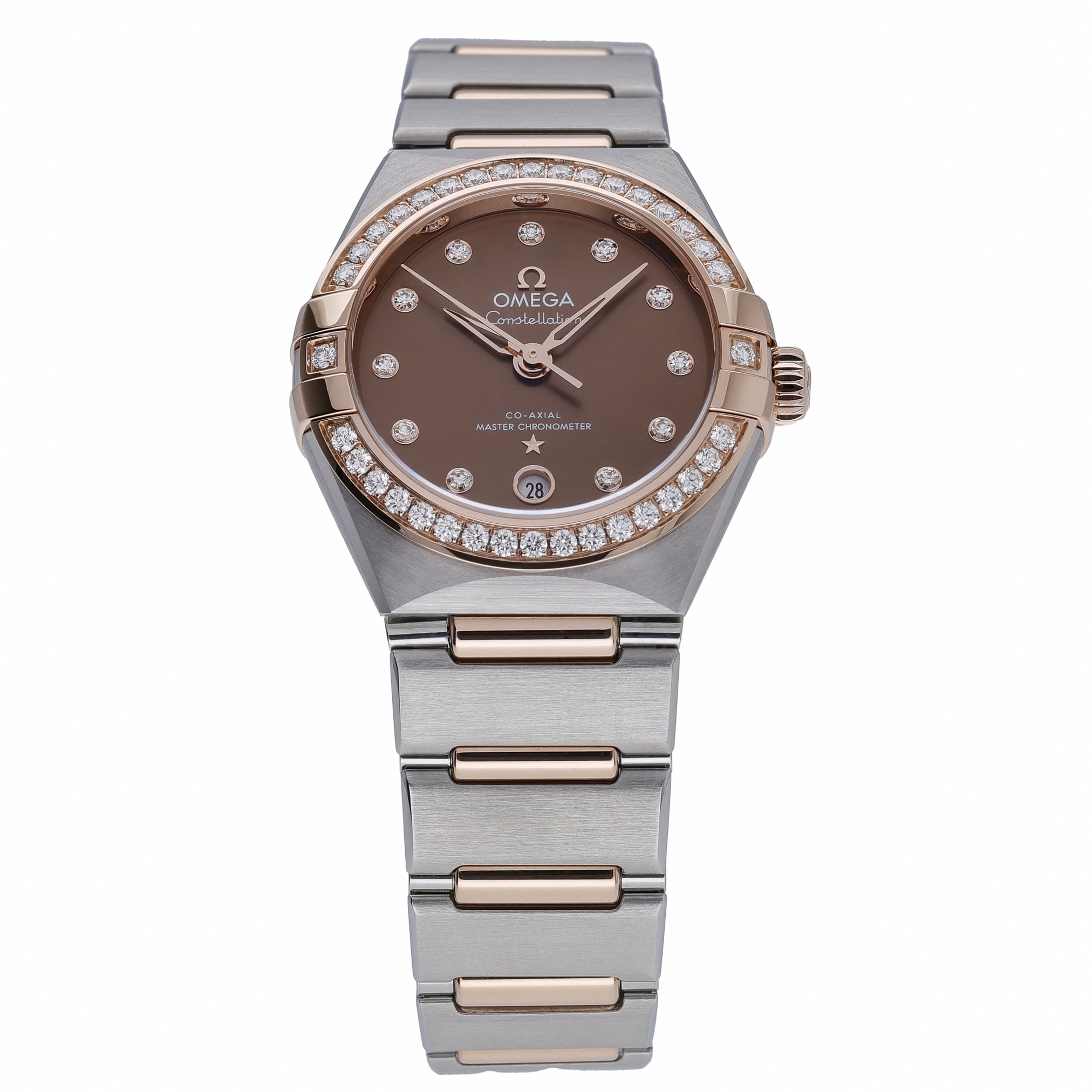 Omega Constellation 131.25.29.20.63.001 with brown dial and steel & rose gold case - product image 2