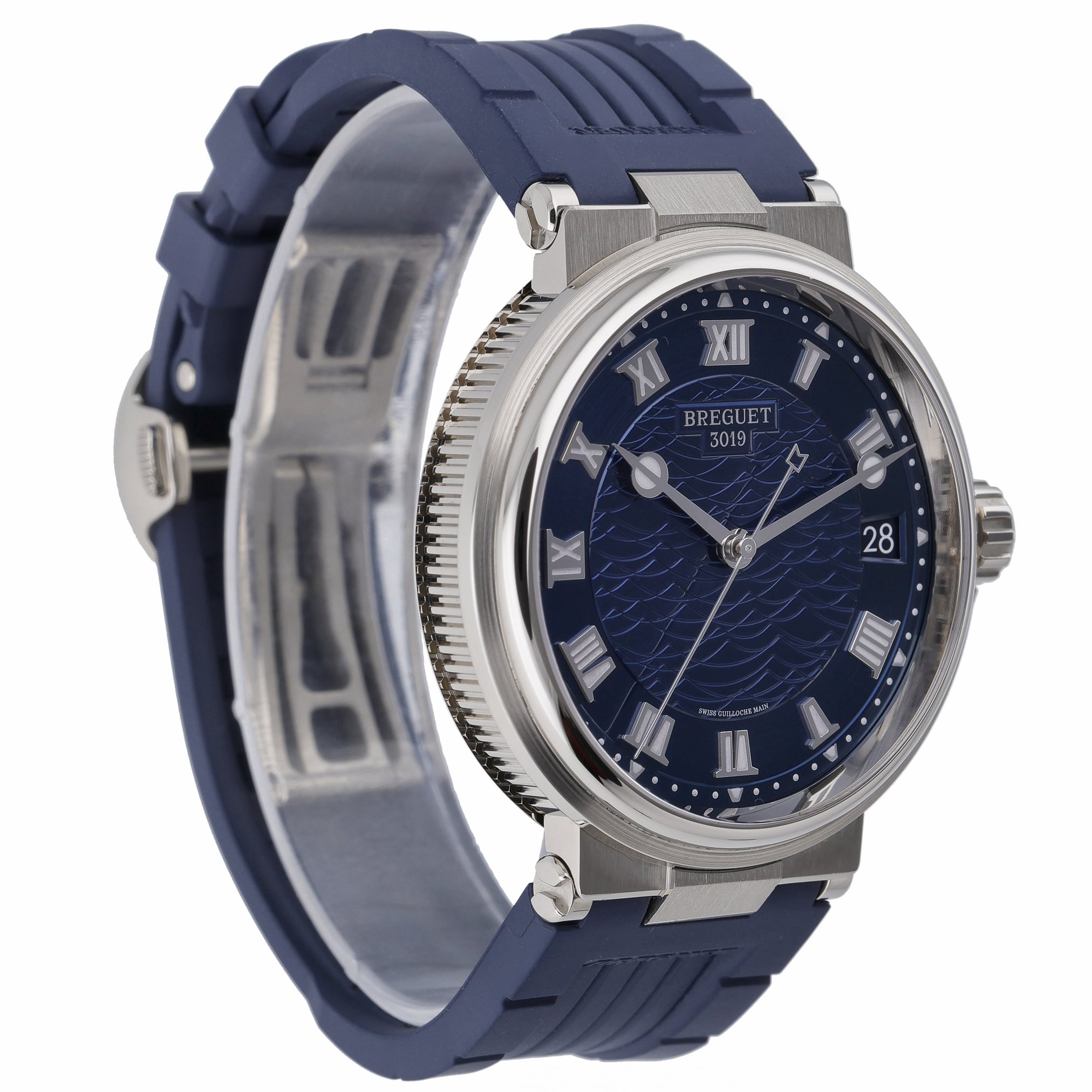 Breguet Marine 5517BBY29ZU with blue dial and 18ct white gold case - product image 4