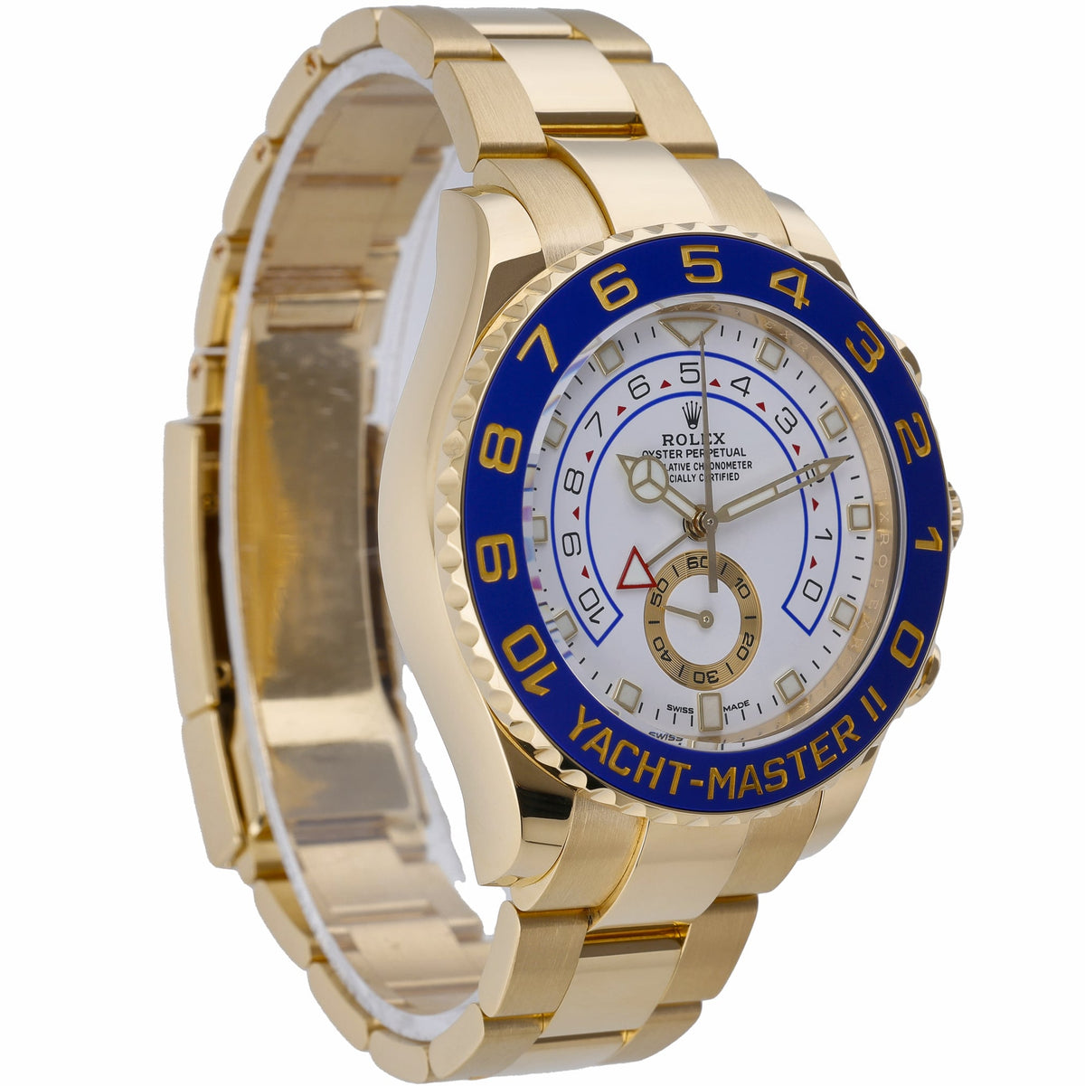 Rolex Yacht-Master II 116688 with white dial and 18ct yellow gold case - product image 4