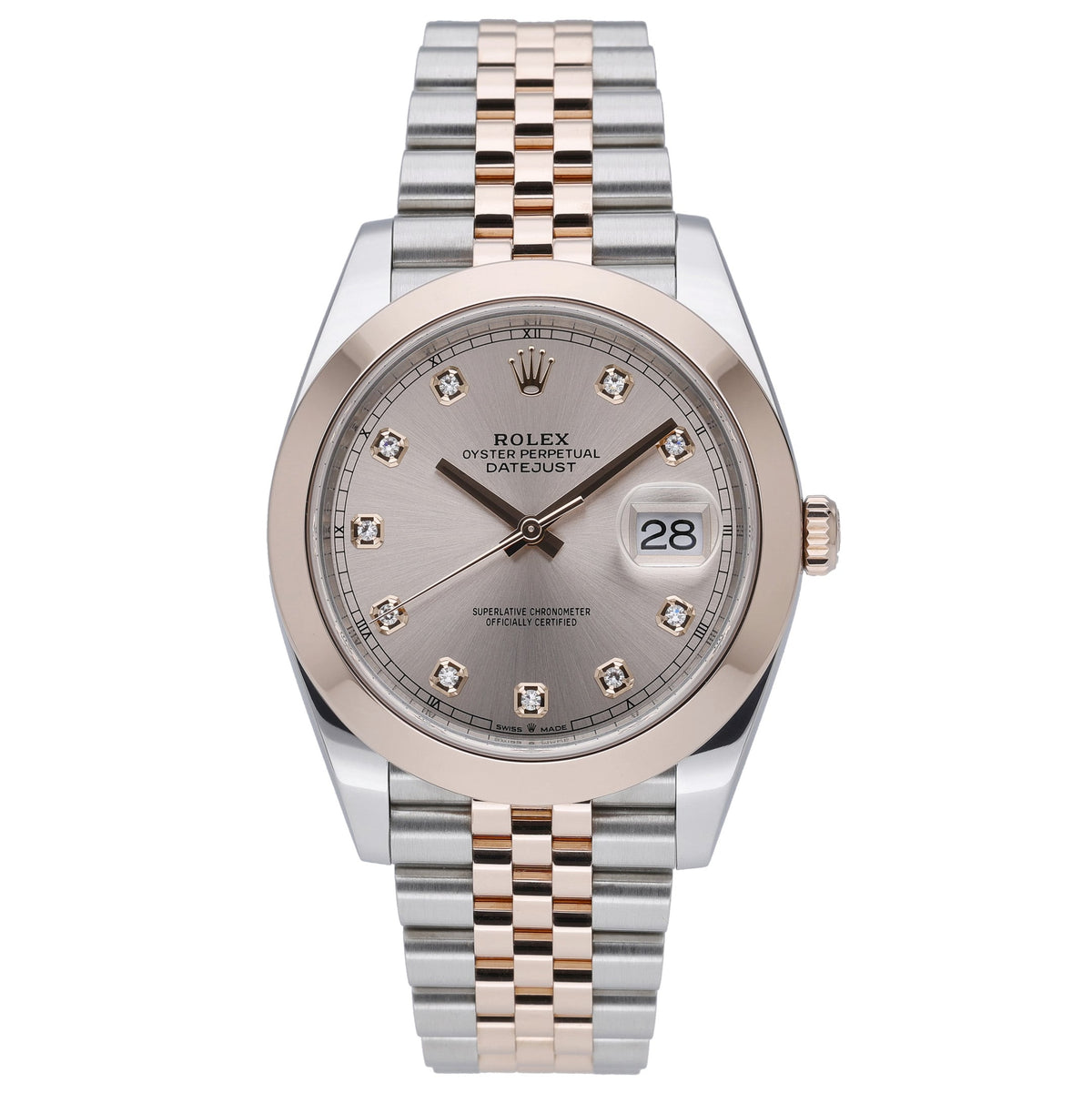 Rolex Datejust 126301 with sundust dial and steel & rose gold case - product image 2