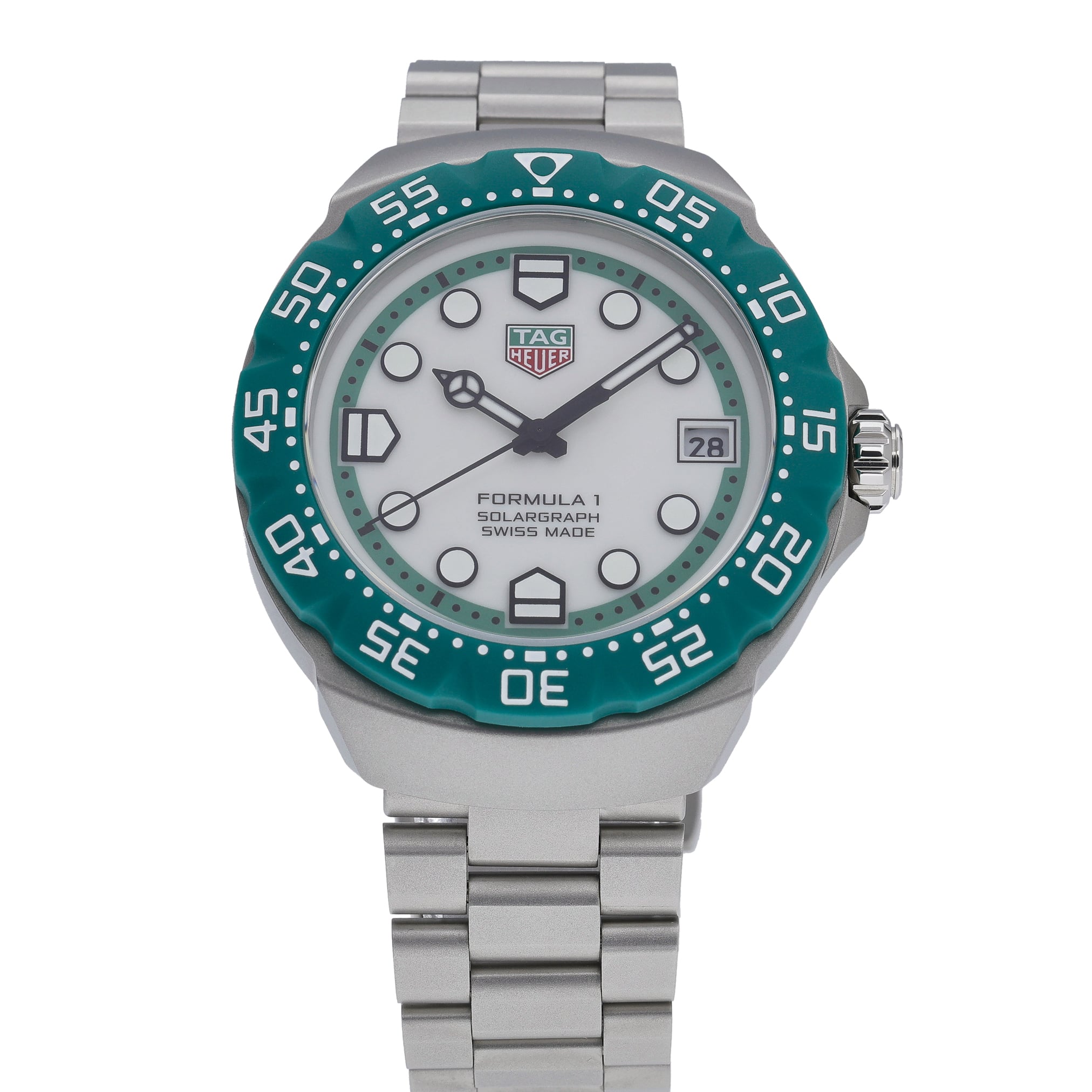 Tag Heuer Formula 1 WBY1113.BA0042 with white dial and steel case