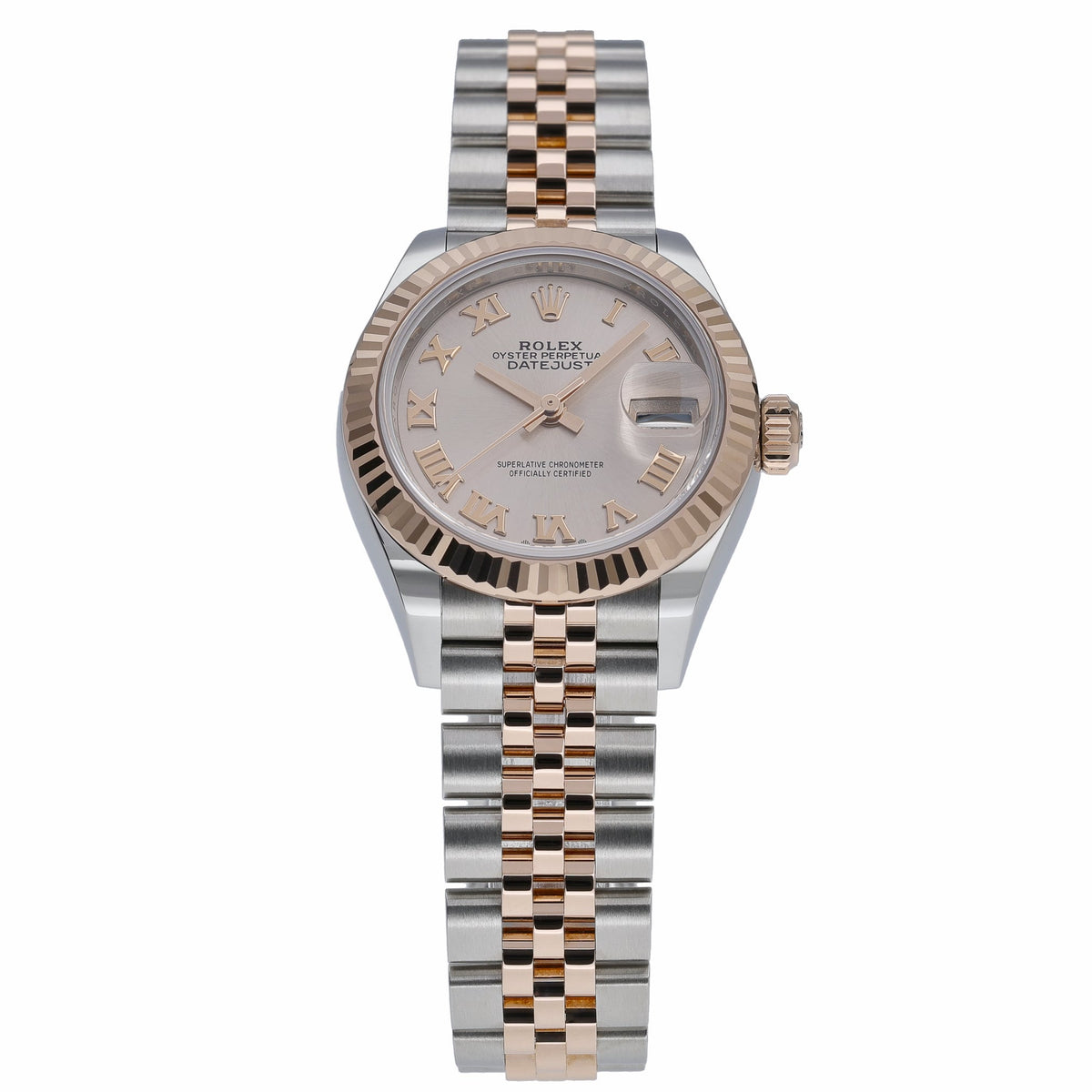 Rolex Datejust 28 279171 with rose dial and steel & rose gold case - product image 2