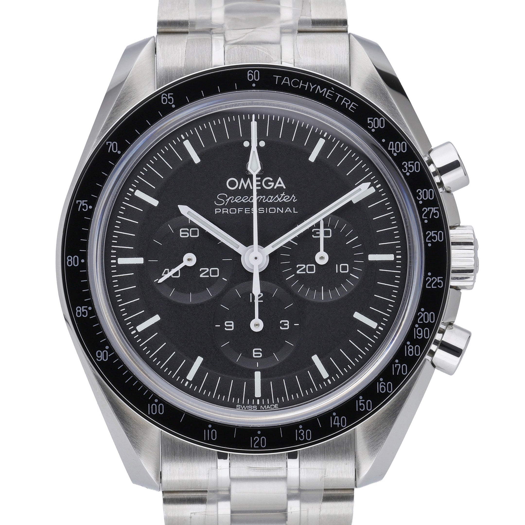 Omega Speedmaster 310.30.42.50.01.002 with black dial and steel case