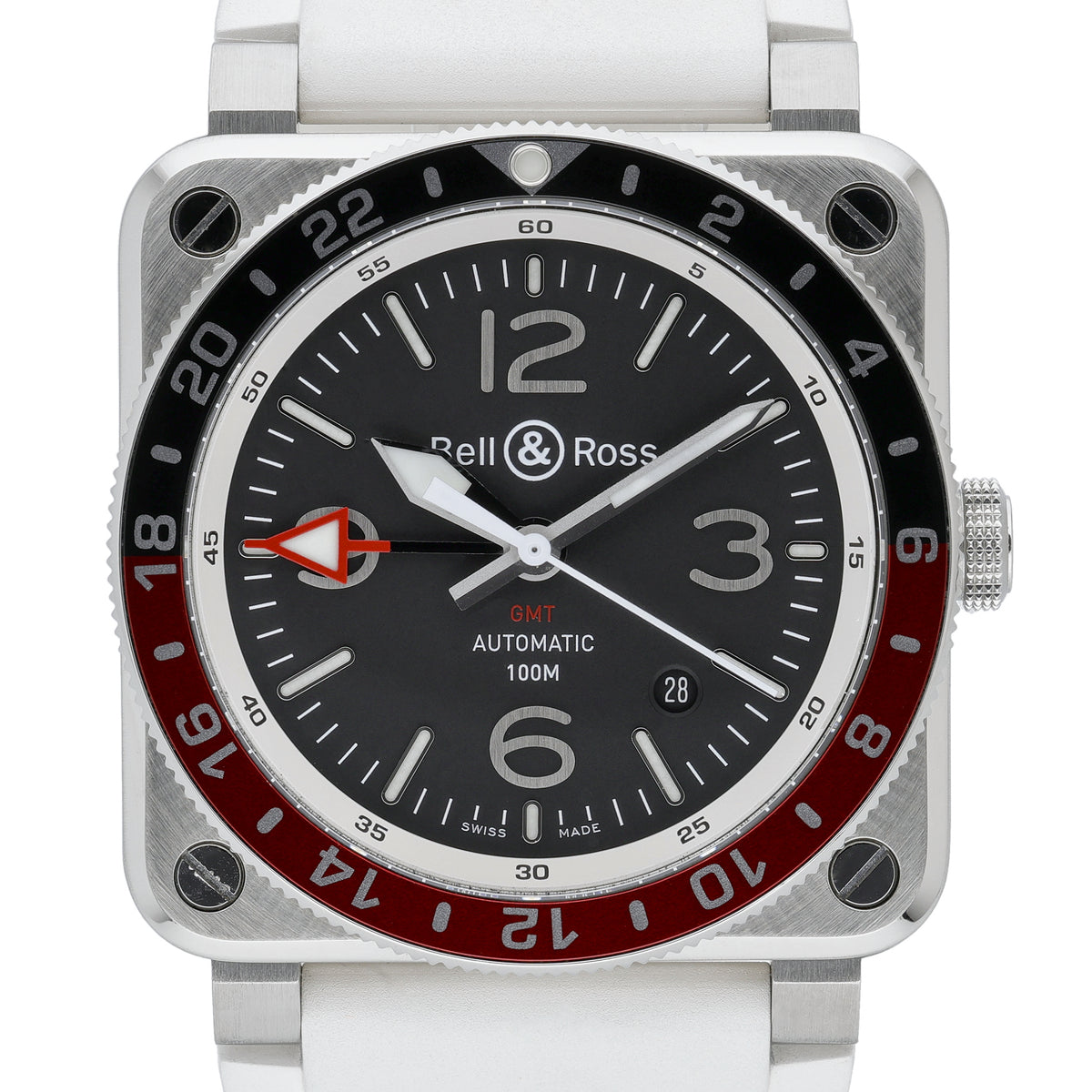 Bell & Ross BR 03 BR03-BL-ST/SCA with black dial and steel case