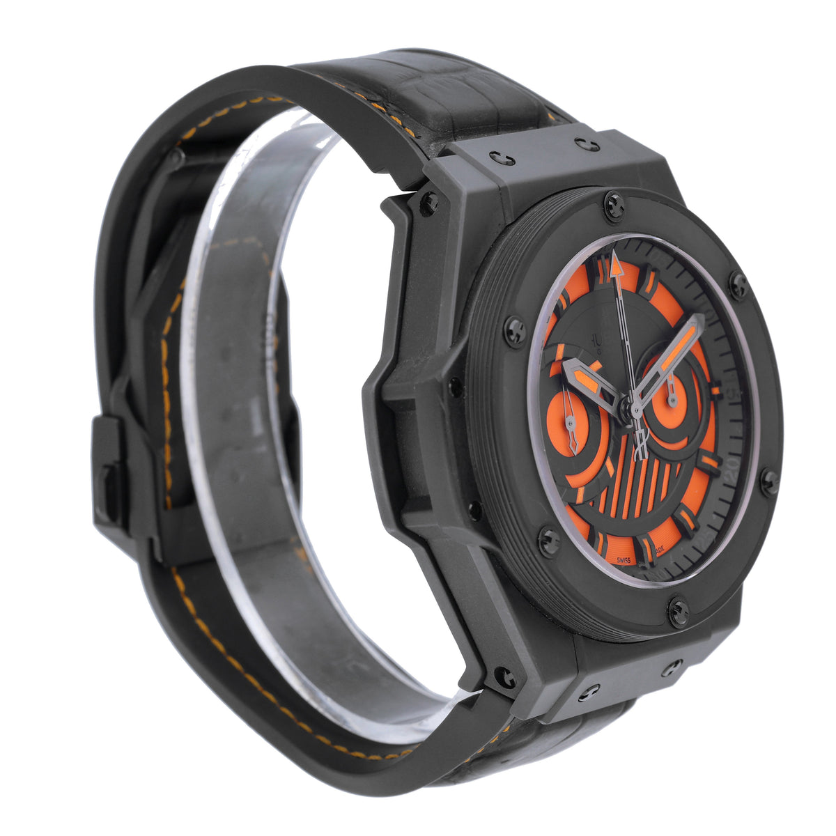Hublot VENDOME 715.C1.1110.GR.KR010 with orange dial and pvd case - product image 4