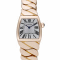 Cartier La Dona 2904 with silver dial and 18ct rose gold case